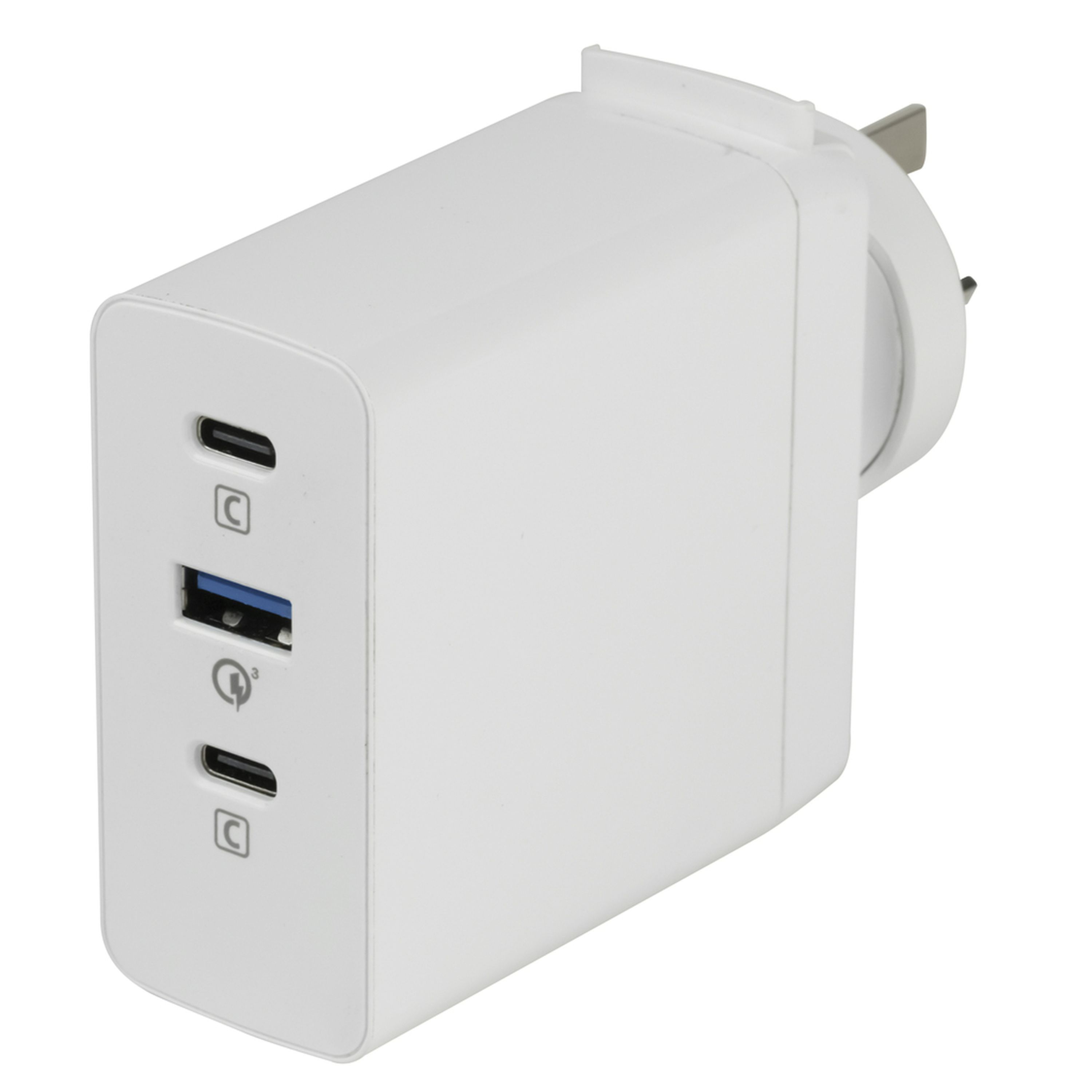 5-20V 100W Laptop Wall Plugin Power Supply with 2 x USB-C PD 3.0/QC4.0 and USB-A QC3.0