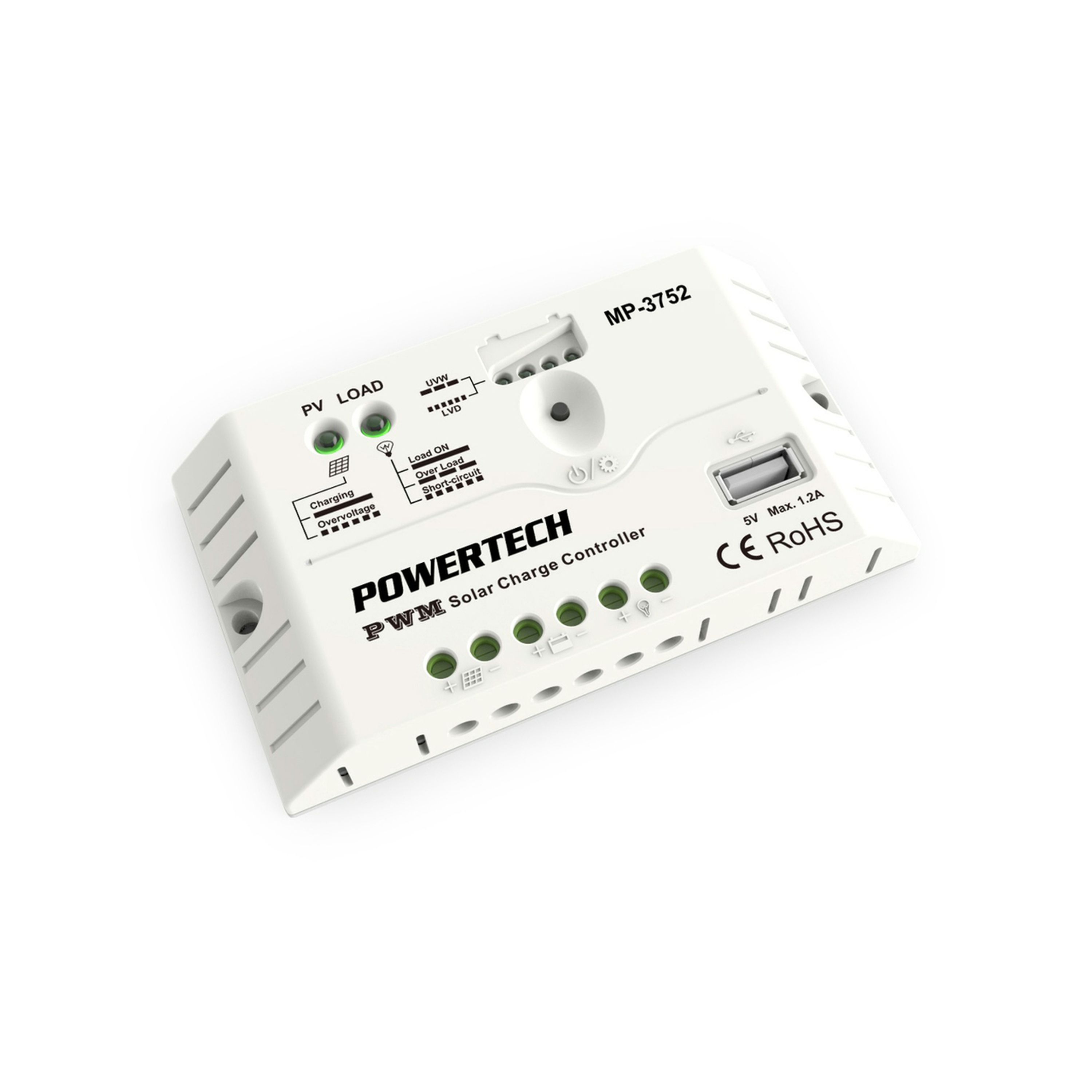 20A PWM Solar Charge Controller 12/24V with USB