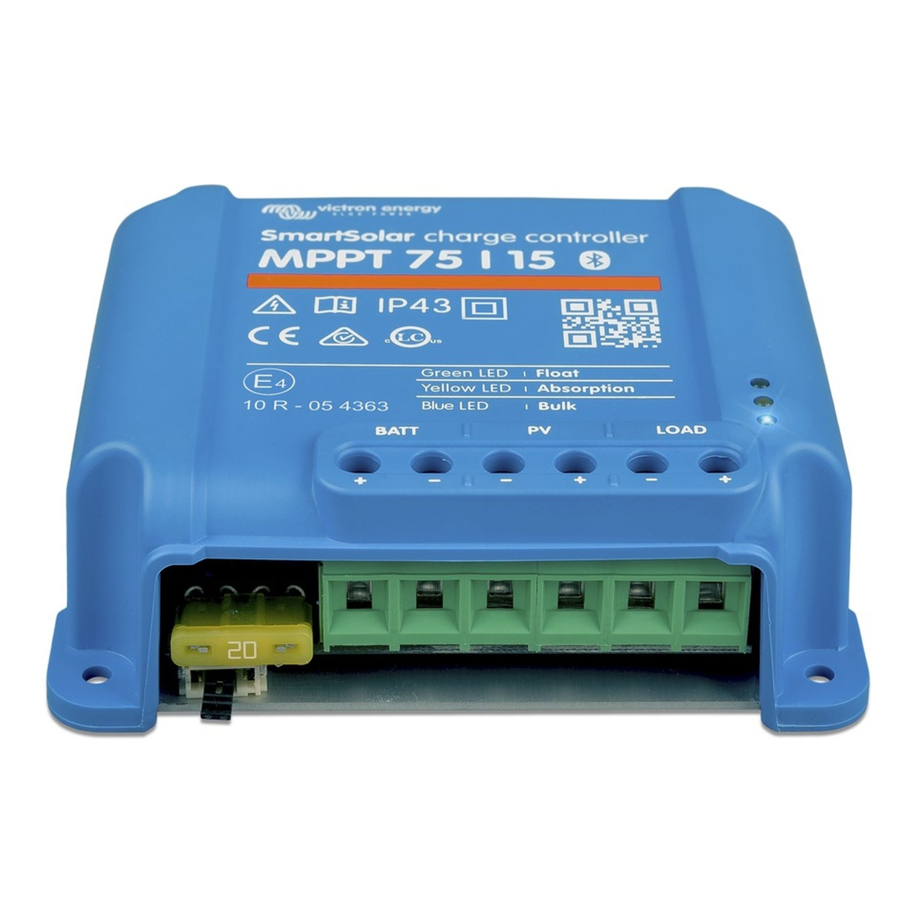 Victron SmartSolar Charge Controllers MPPT 75/15 - 12/24V 15A with load output and Bluetooth
