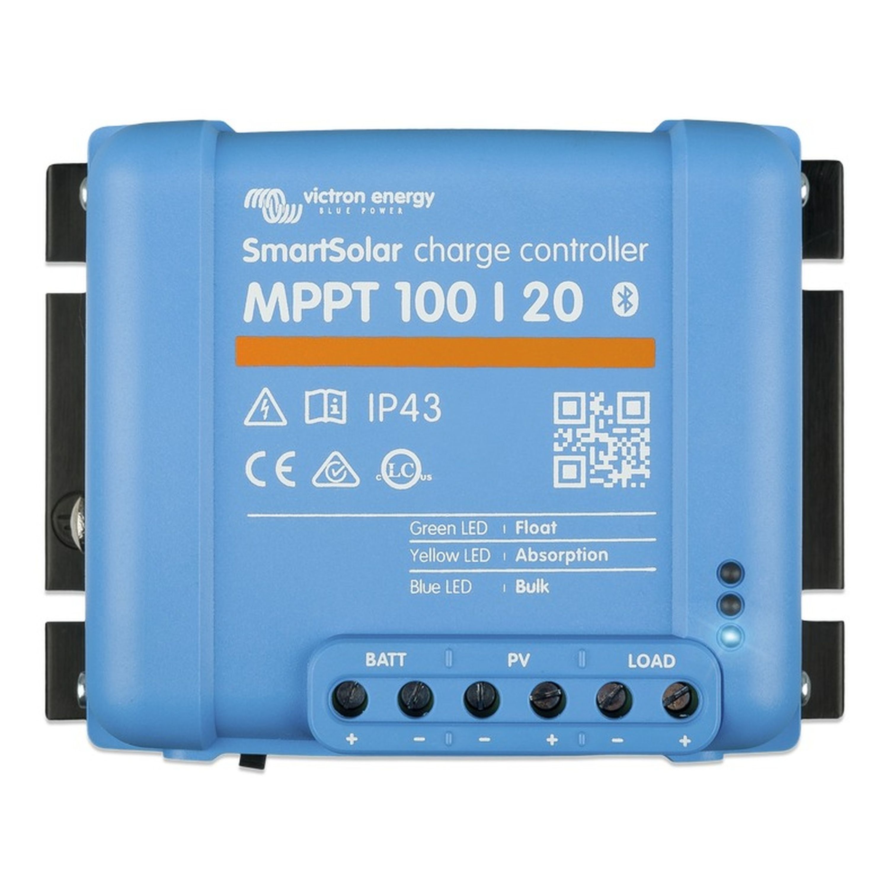 Victron SmartSolar Charge Controllers MPPT 100/20 - 12/24/48V 20A with load output and Bluetooth