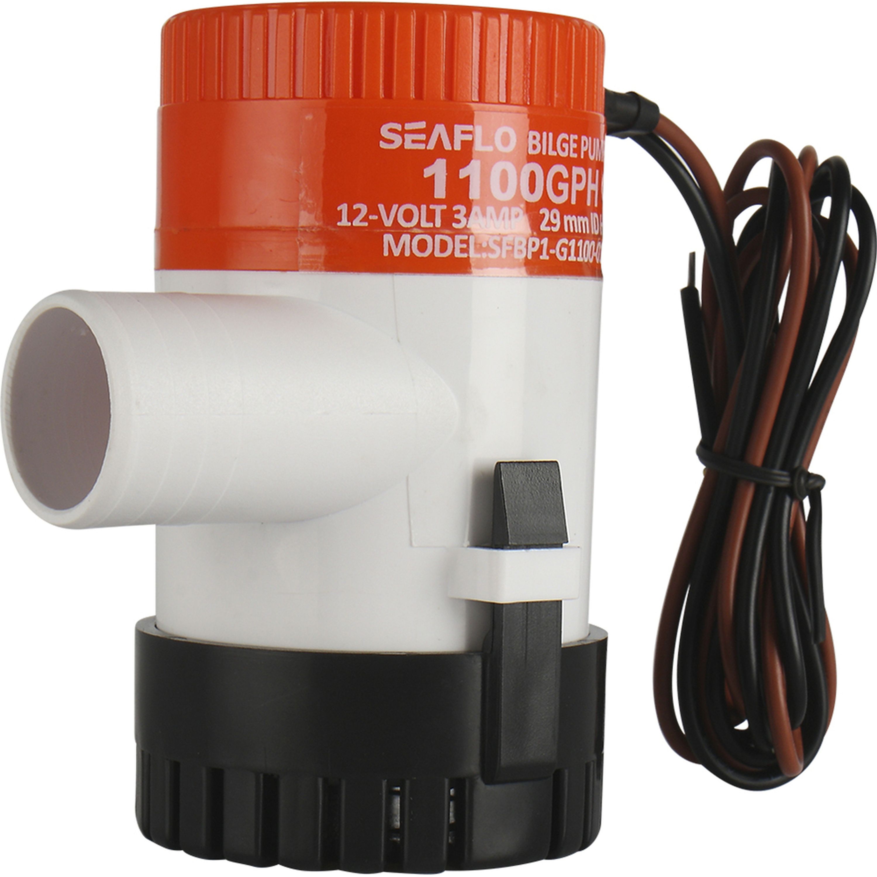 12V 1100GPH Non-Automatic Bilge Pump 