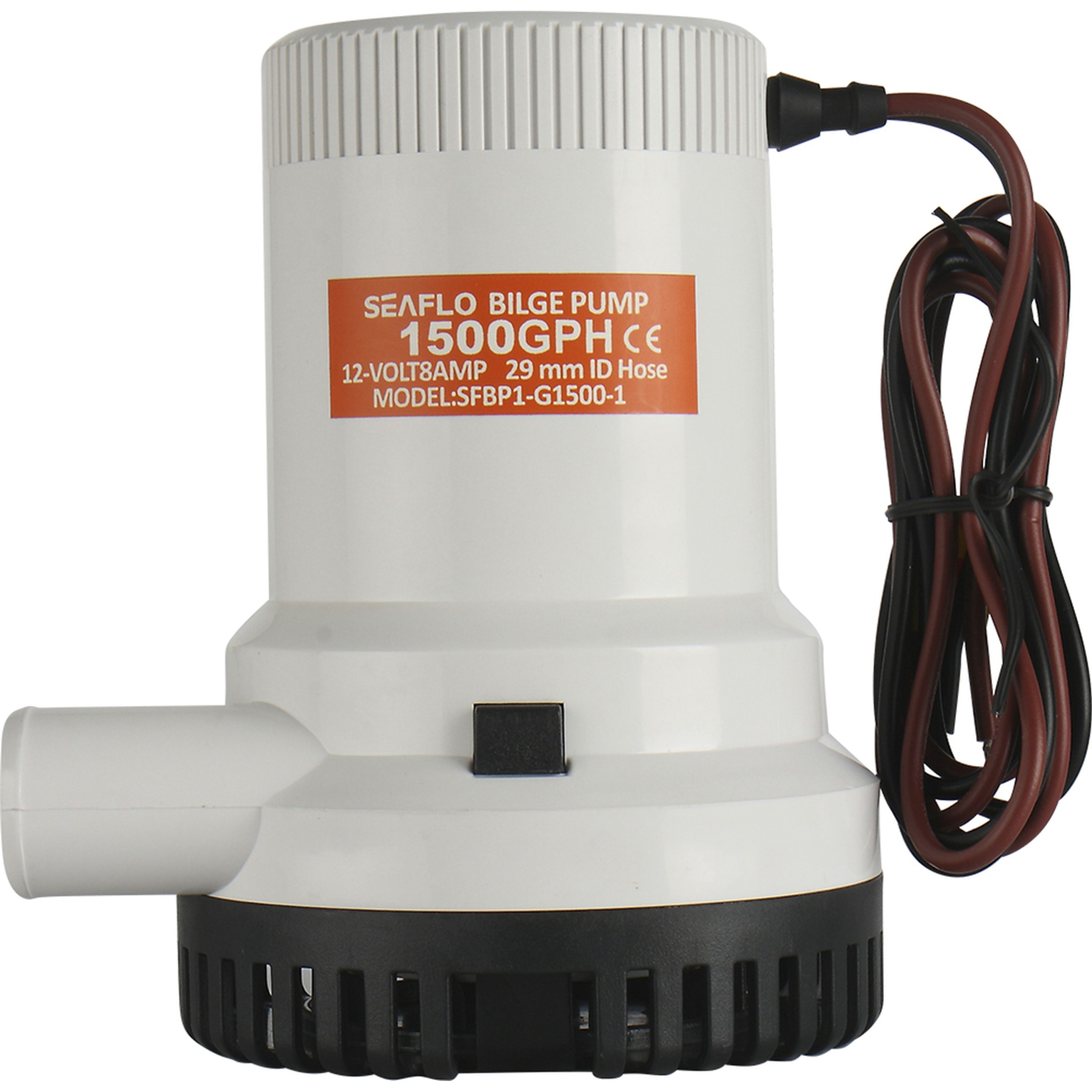 12V 1500GPH Non-Automatic Bilge Pump 