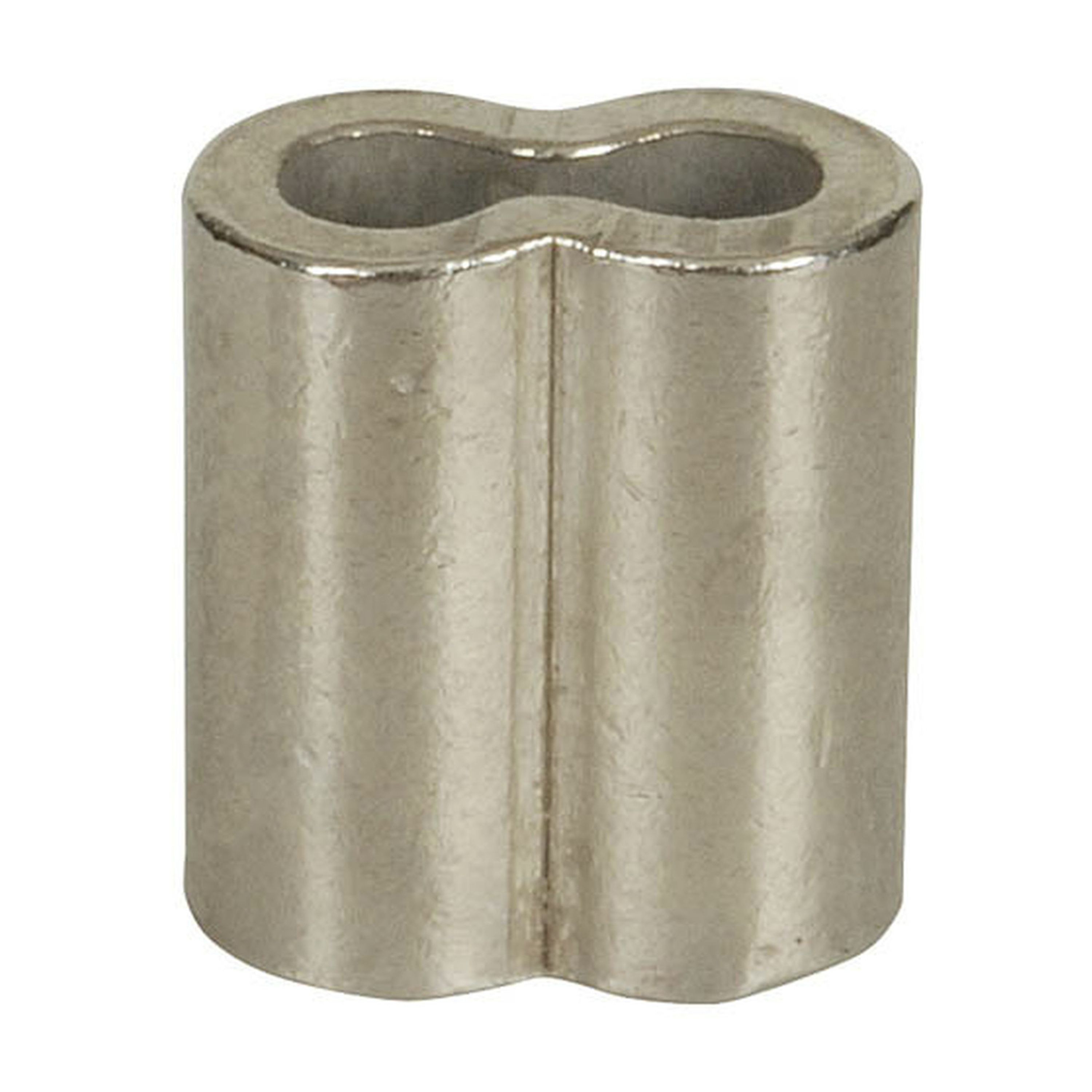 Nickel Plated Pure Copper Swages - 3.0mm Wire Rope dia