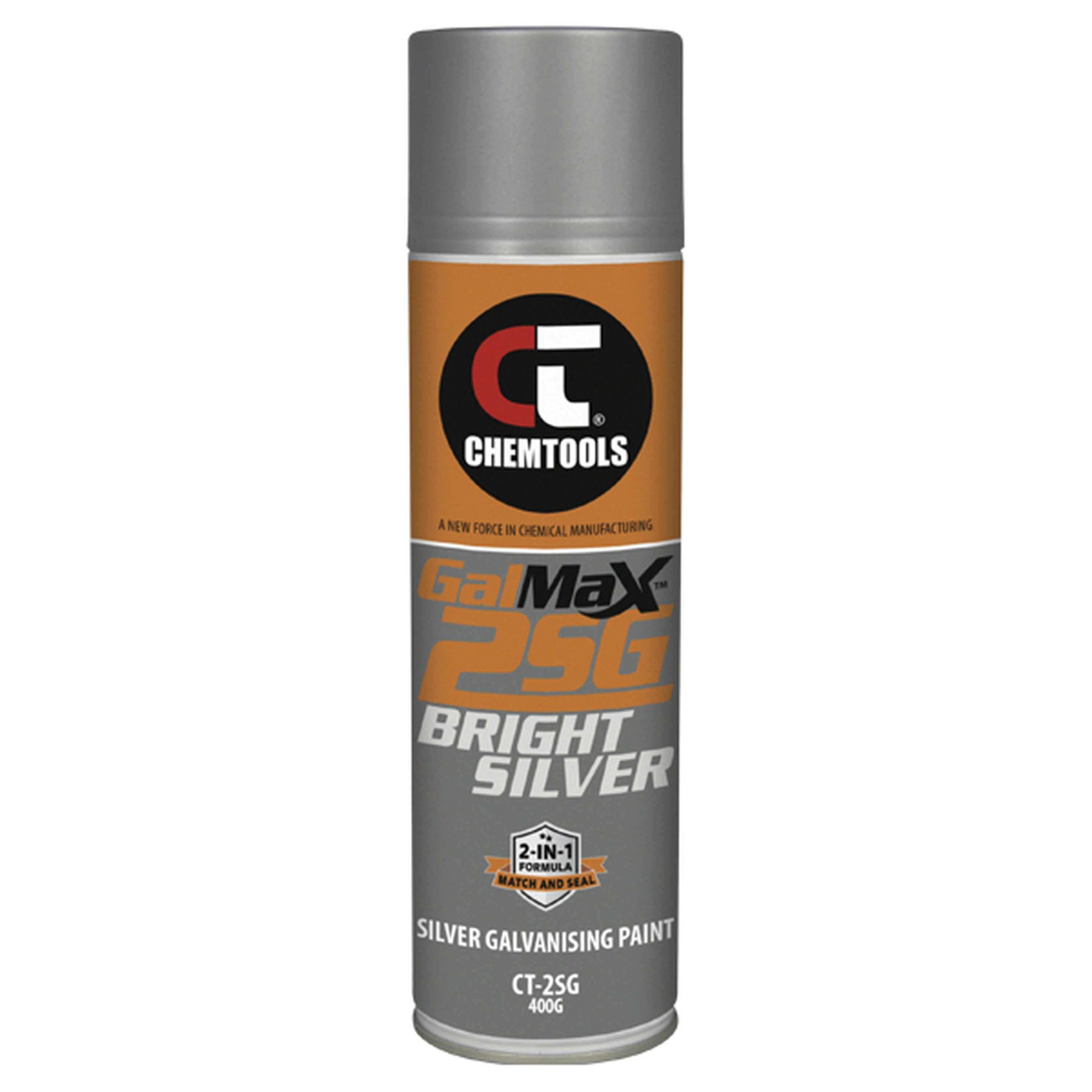 Bright Silver 2-in-1 Galvanising Paint 400g