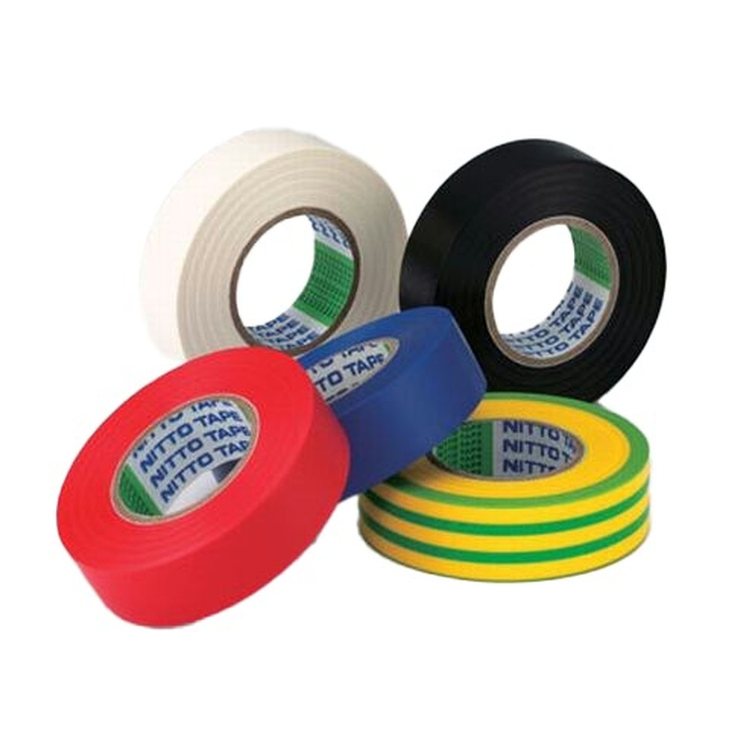 Nitto Insulation Tape - Yellow/Green 20m Roll