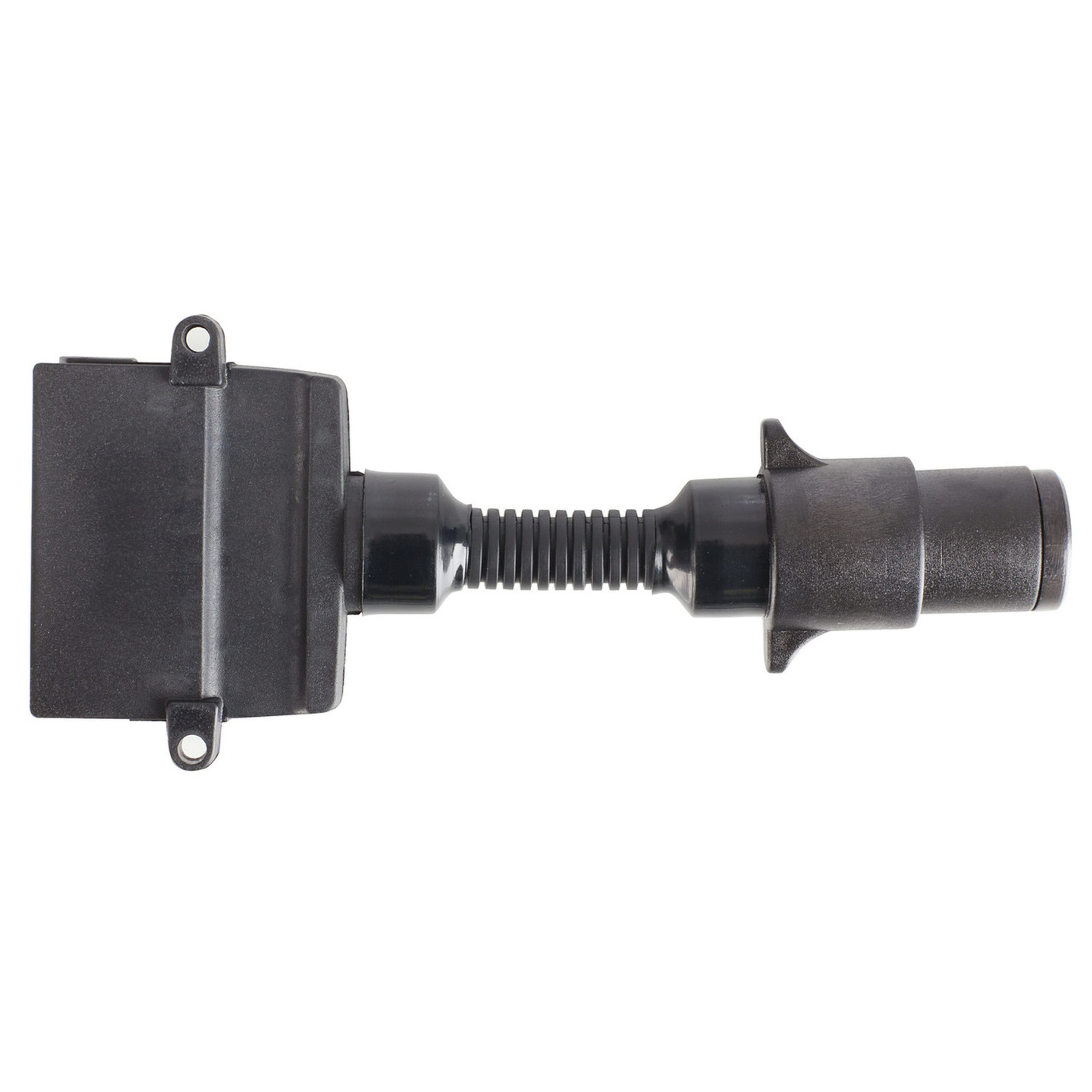 Trailer Adaptor - 7 Pin Small Round Socket to 7 Pin Flat Socket