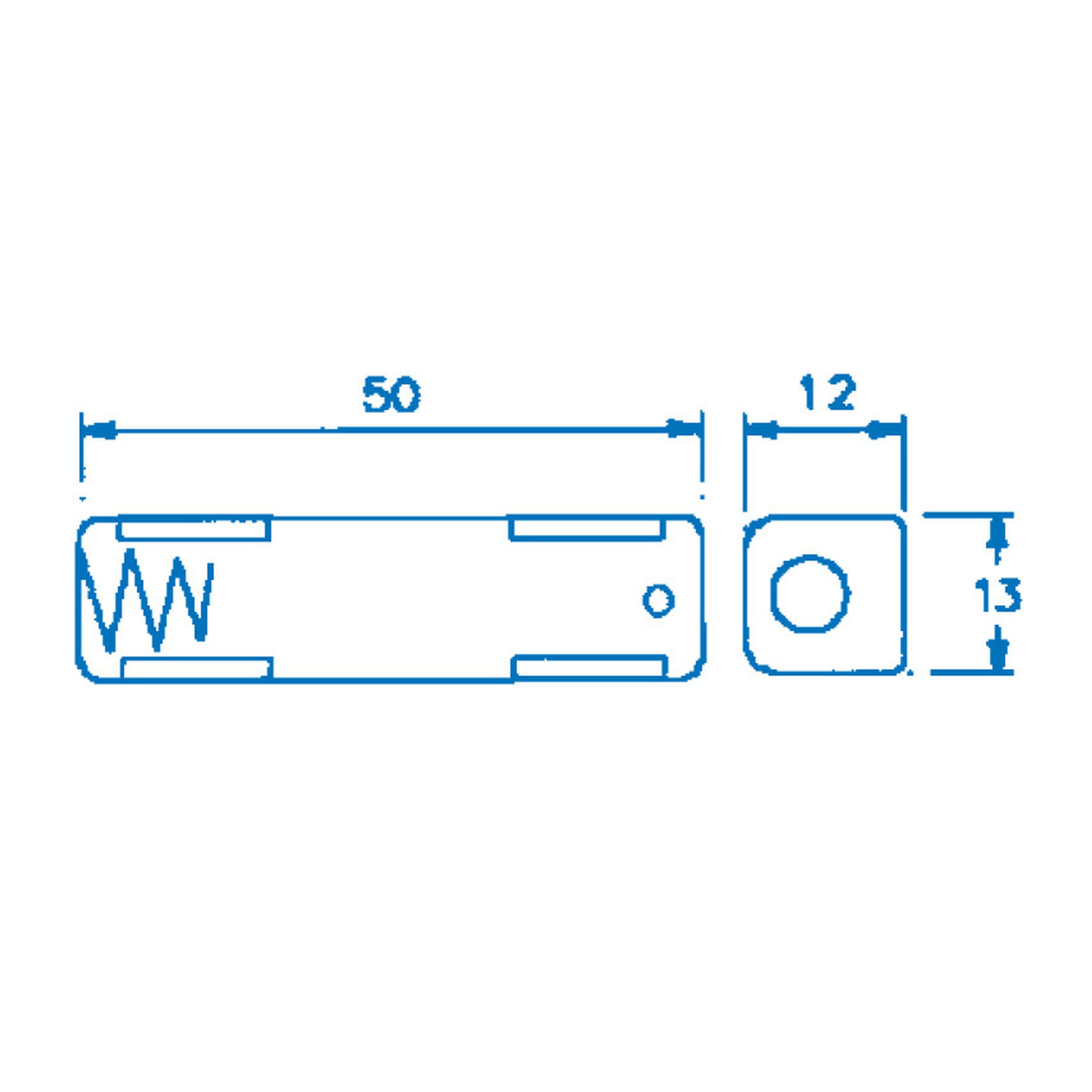 1 x AAA PCB Mount