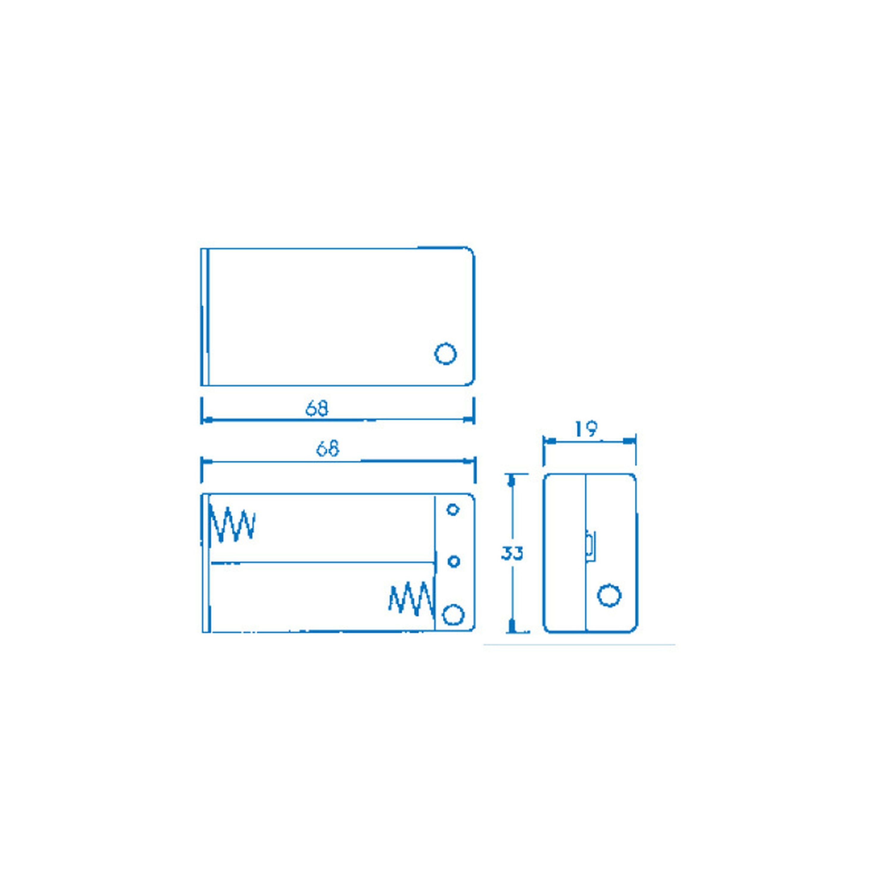 2AA Switched Battery Enclosure