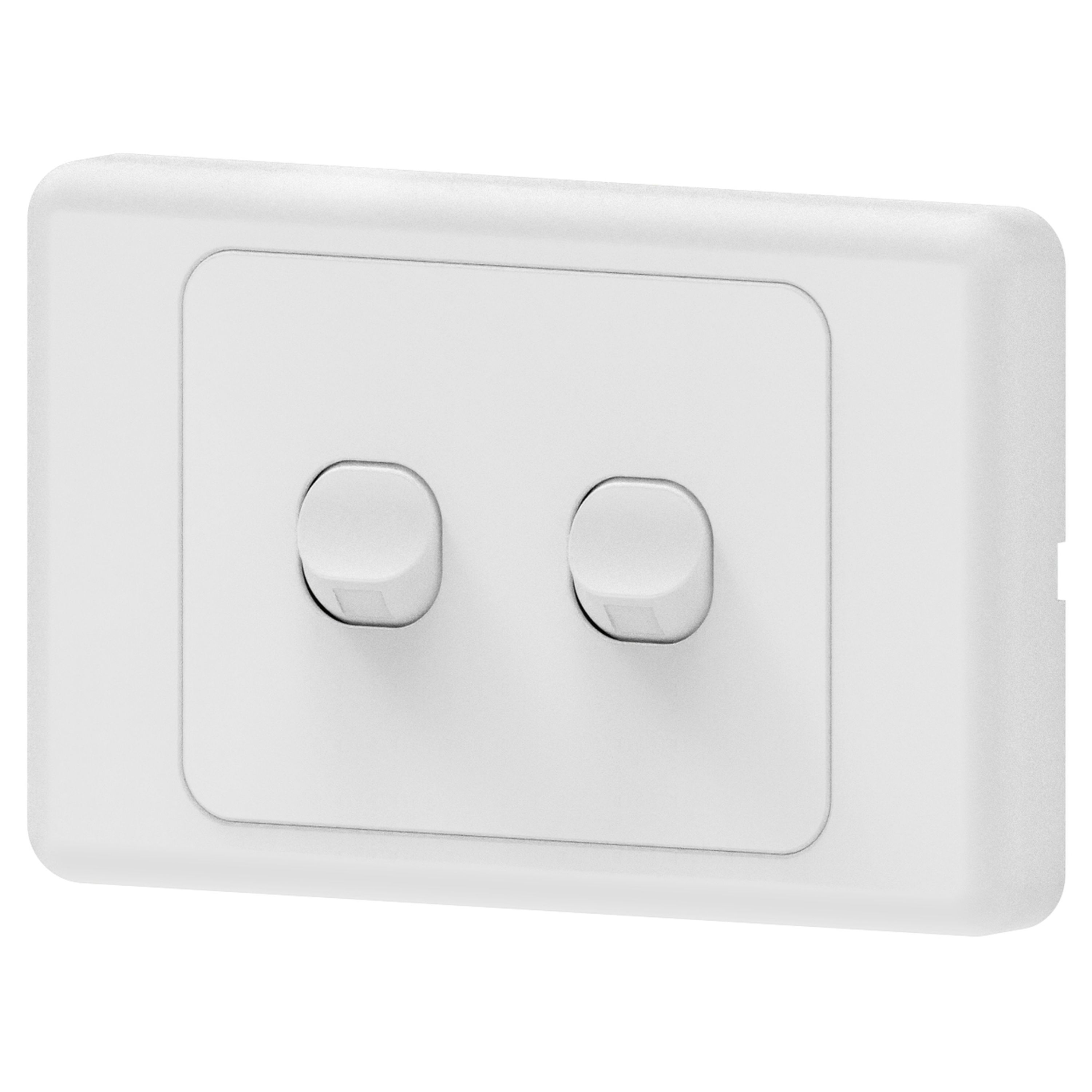 Mains Double Gang 2-Way 16A Switch