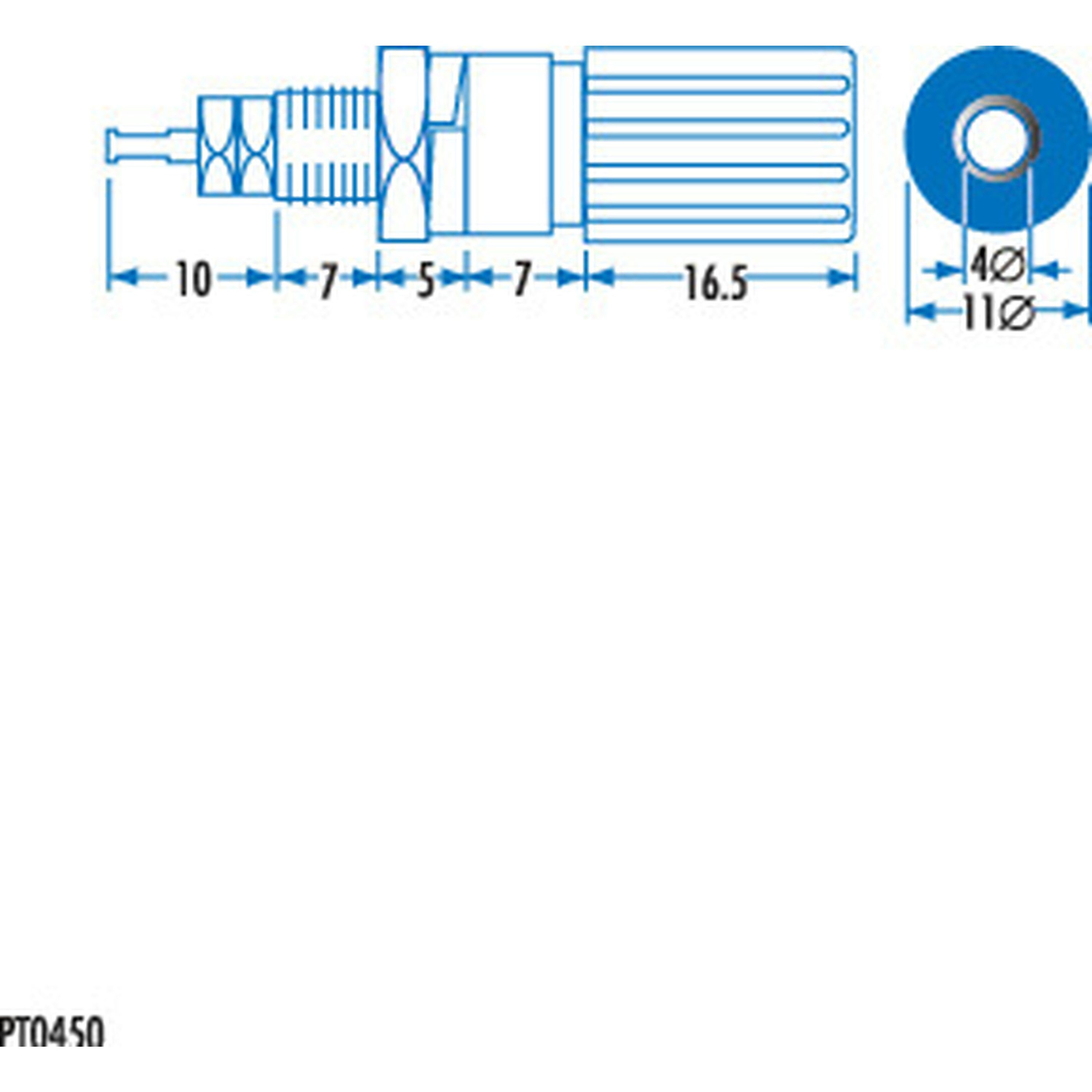 Blue Deluxe Binding Post