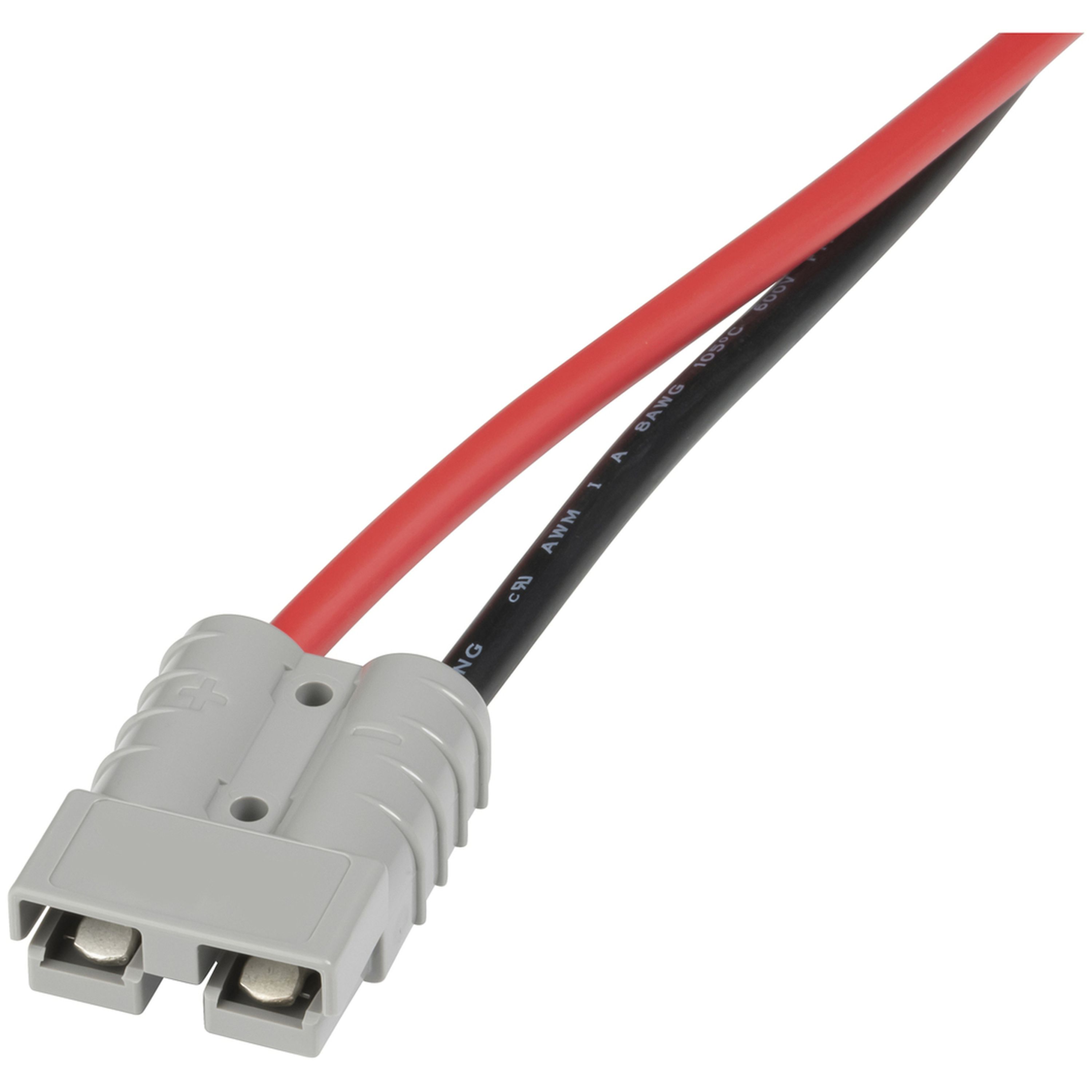 High Current Connector Extension Cable 50A 8G 3M Red and Black
