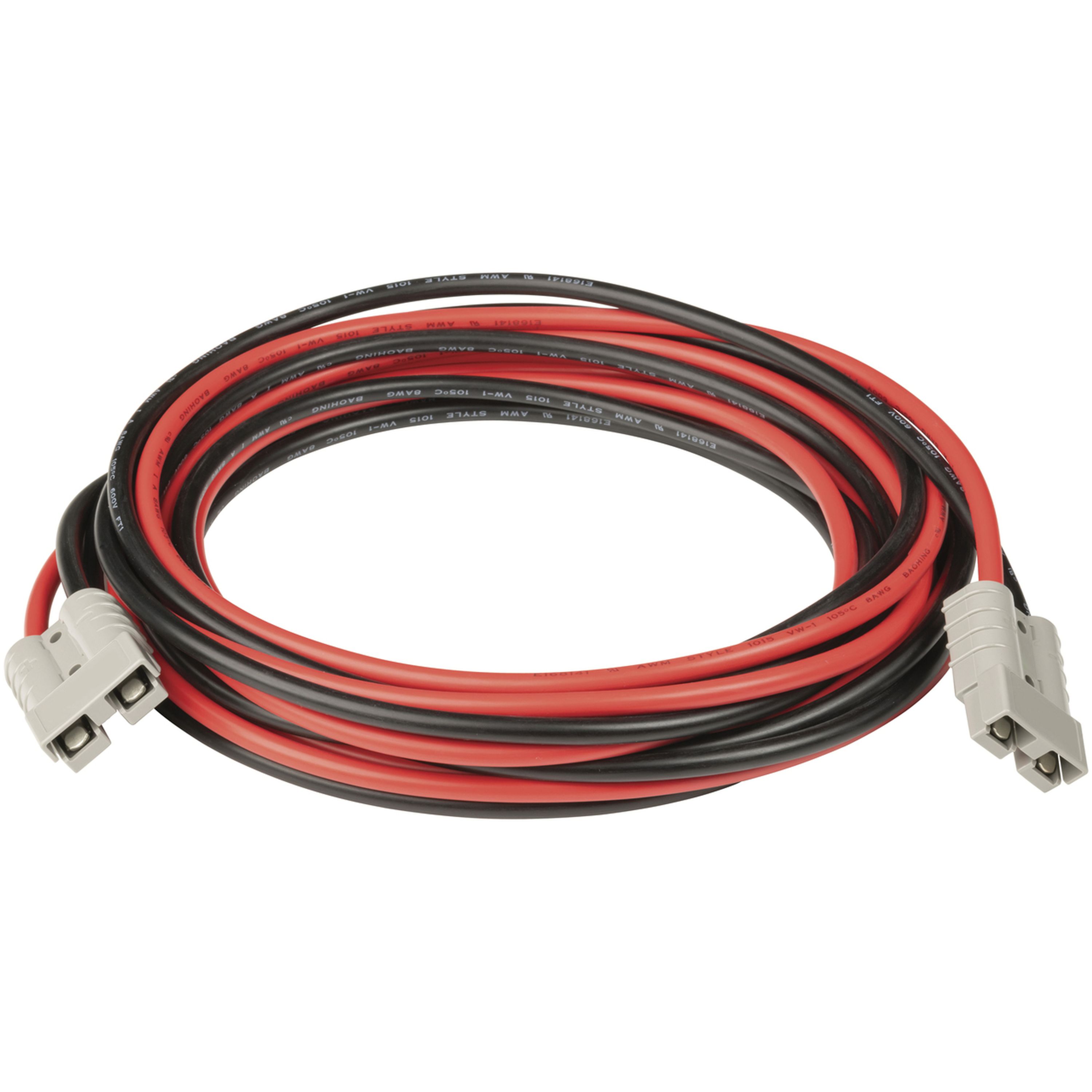 High Current Connector Extension Cable 50A 8G 3M Red and Black