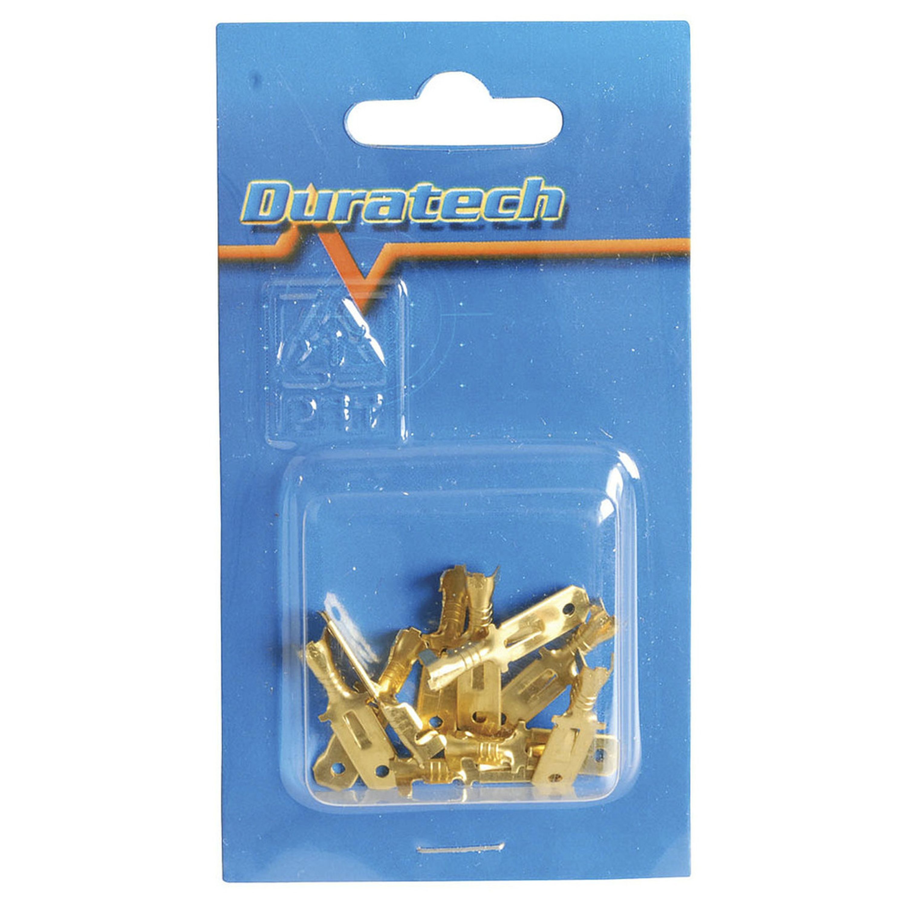 Spade Plug 6.3mm Pk 10