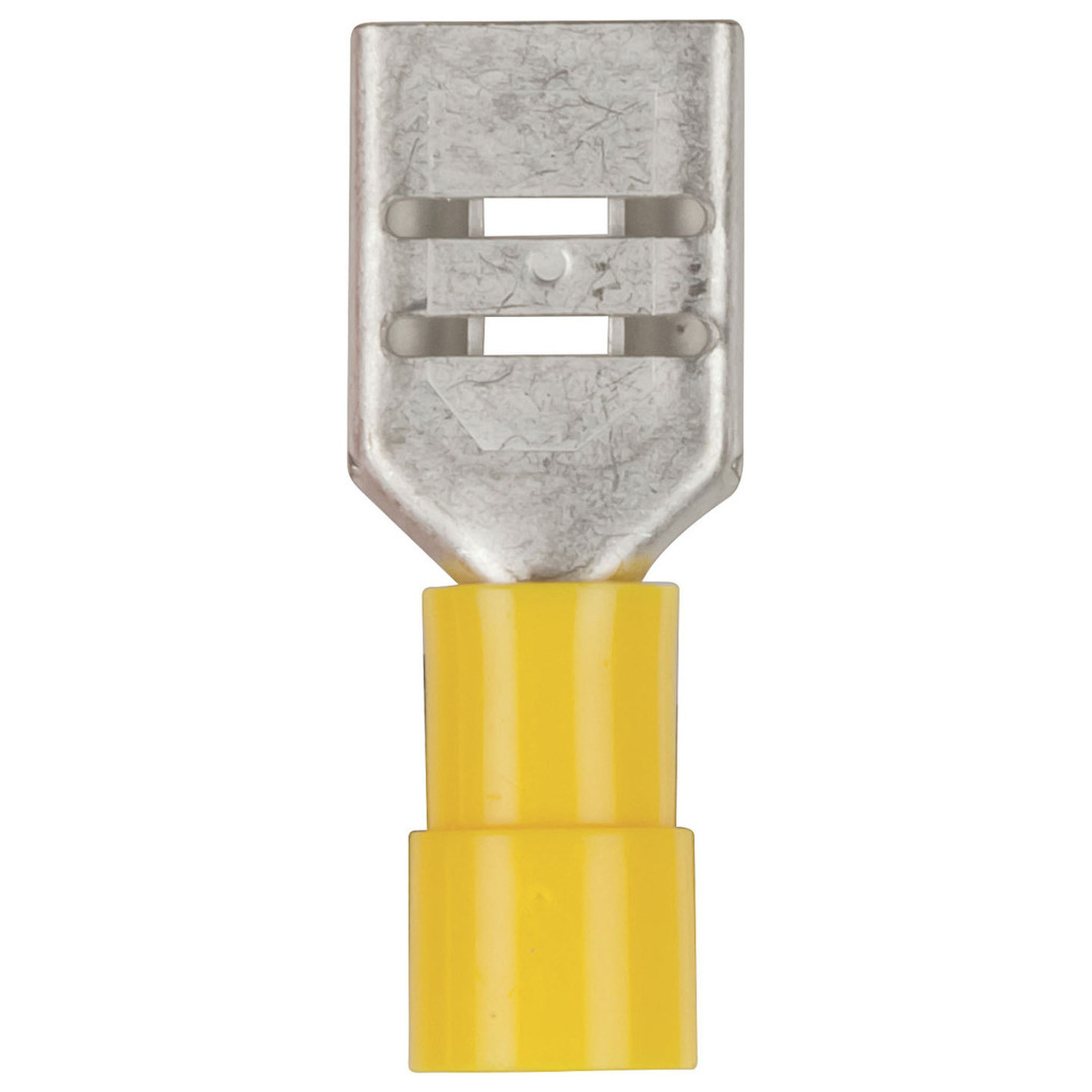 9.5mm Female Spade - Yellow - Pack of 4