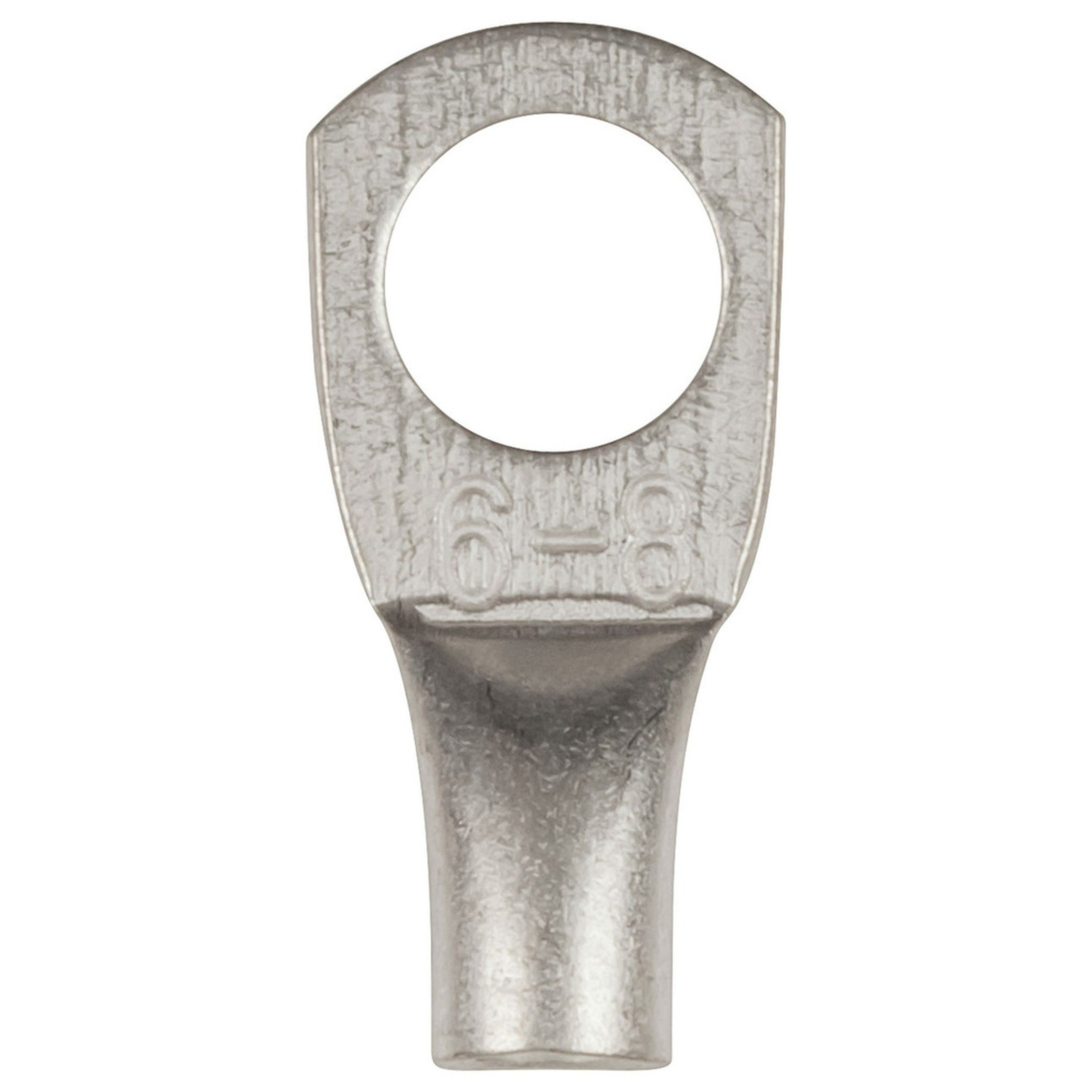8mm Non-Insulated Eye Terminal 6mm2 12-10AWG Pack of 8