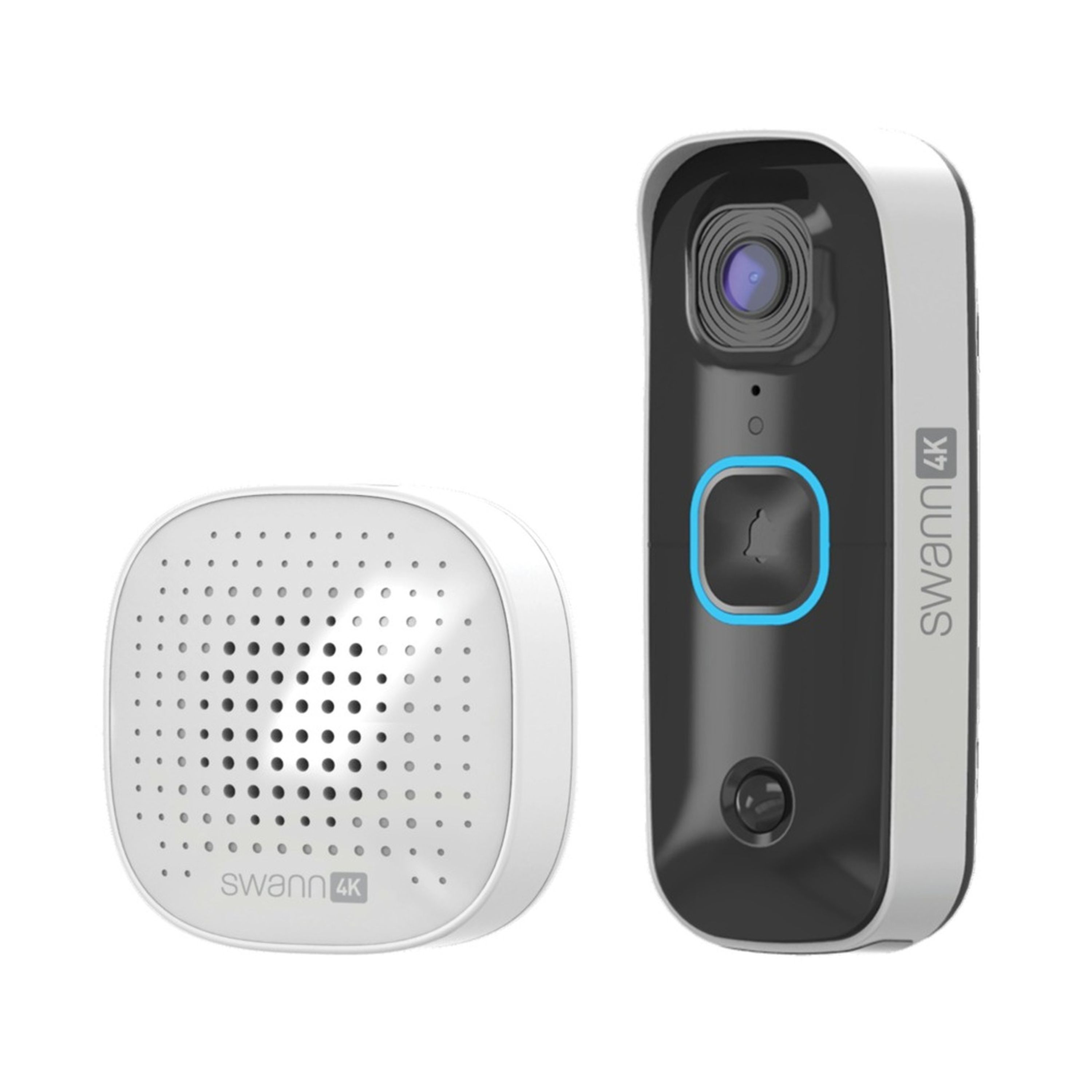 Swann 4K Video Doorbell and Chime Kit with 32GB Card 