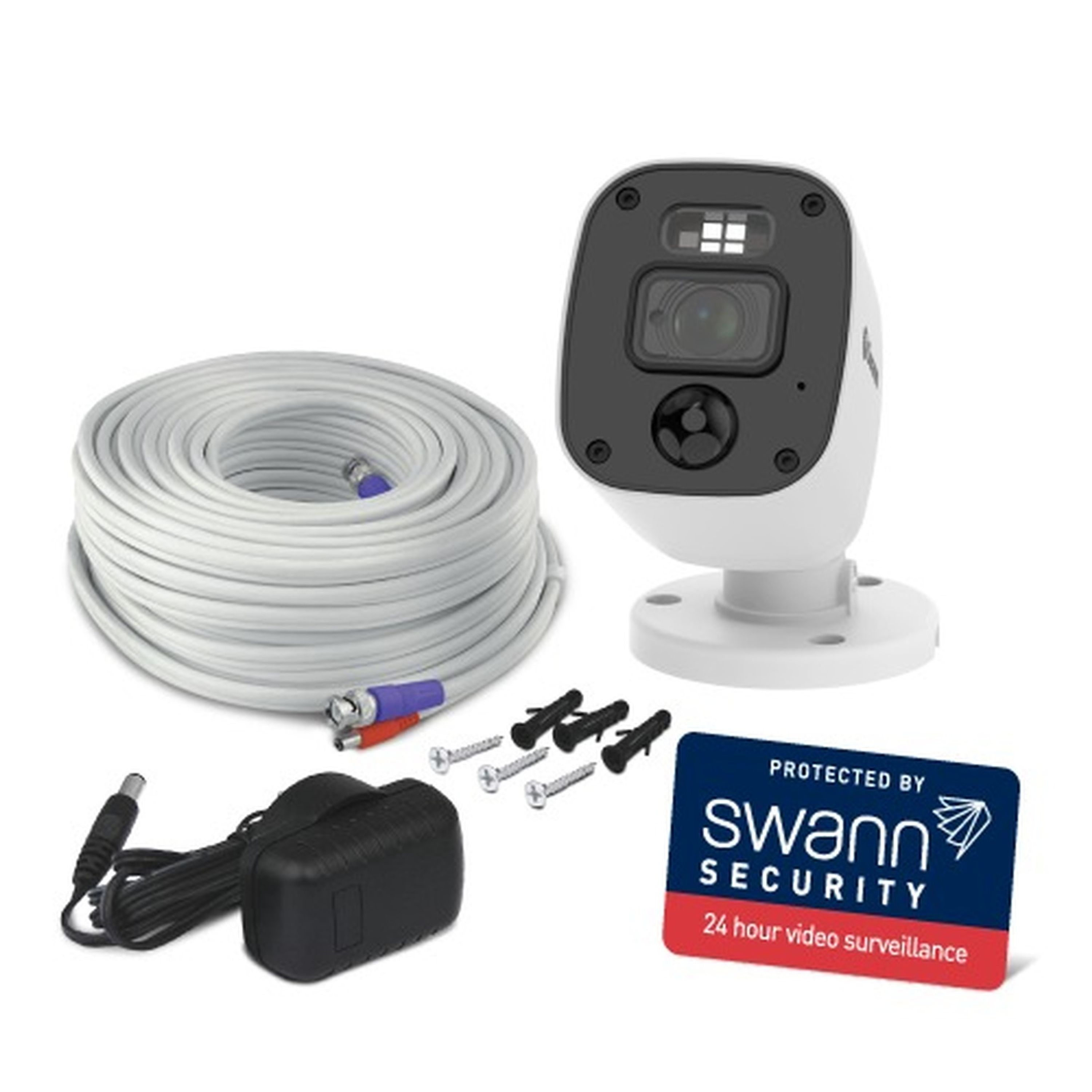 CAM 2K DVR BULLET PRO IP66 PIR SWANN
