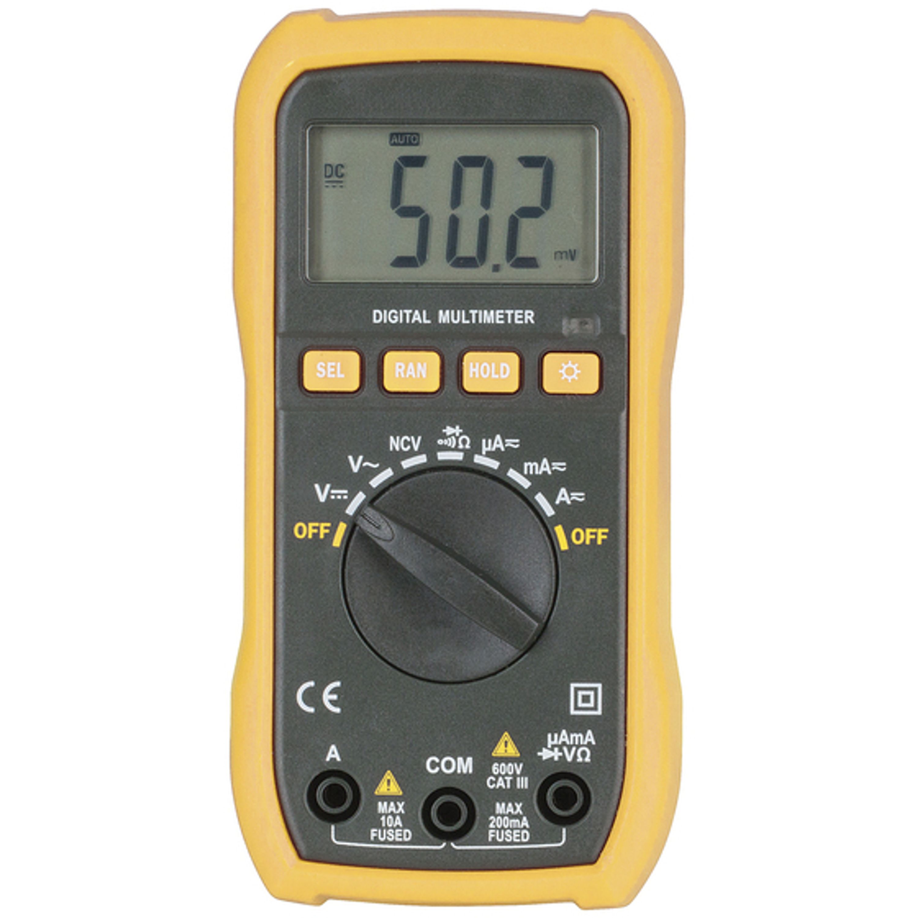 Economy Autorange Multimeter with Non-Contact Voltage Sensor