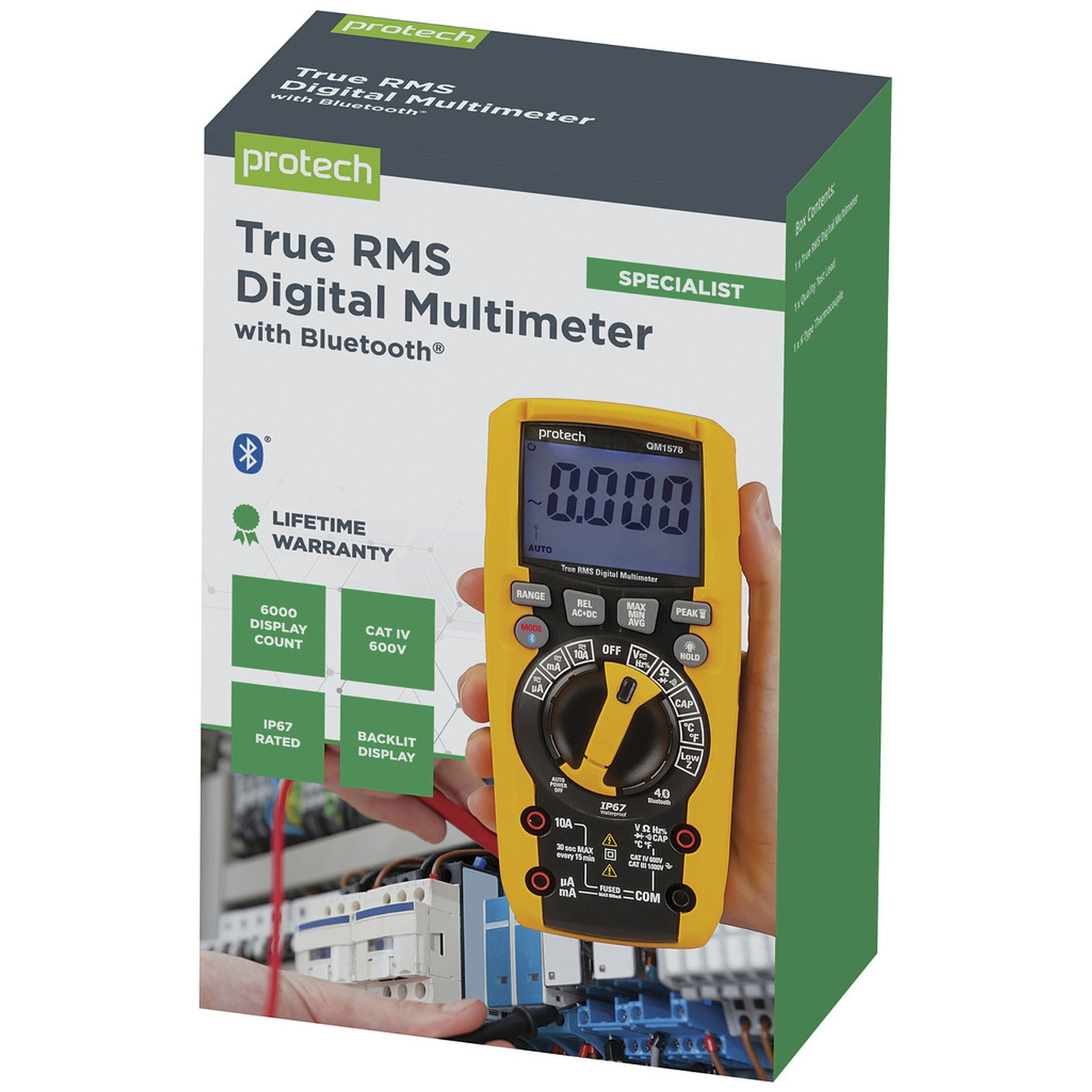 True RMS Digital Multimeter with Bluetooth Connectivity