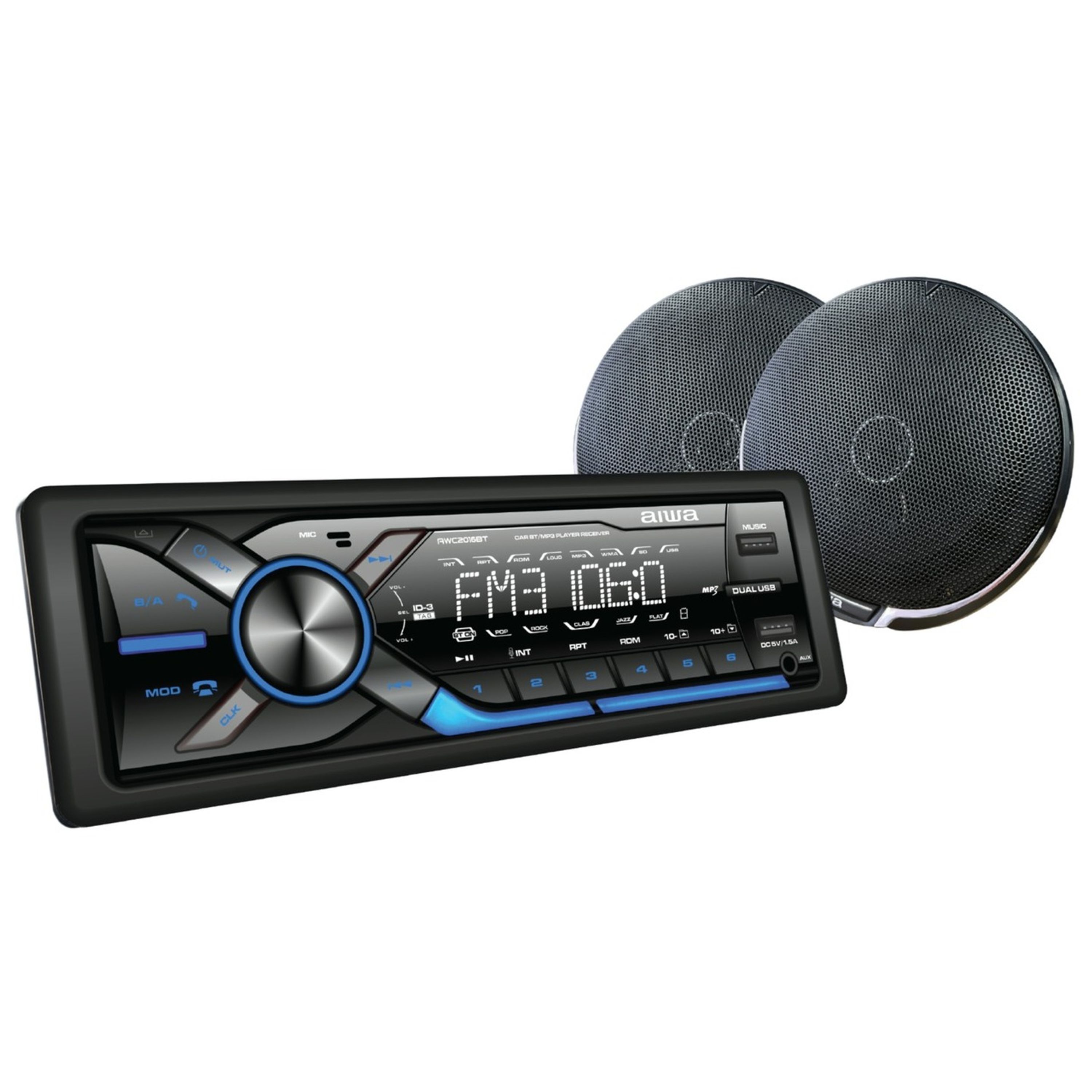 AIWA Car Speaker and Head Deck Kit