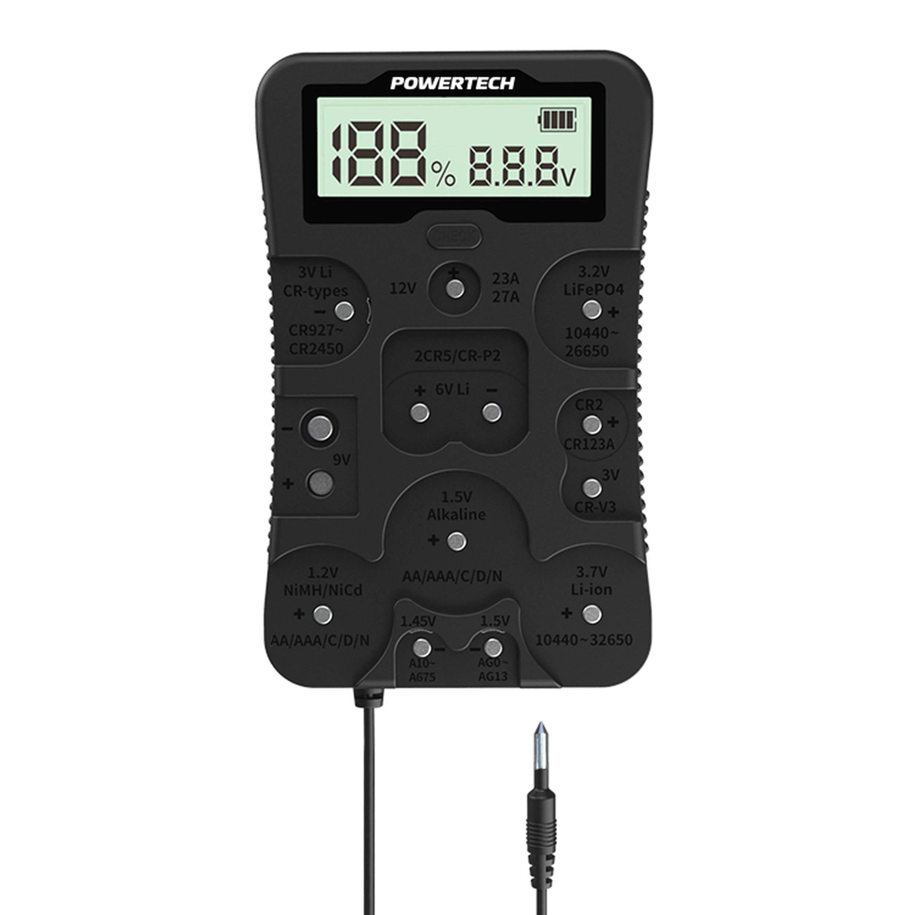 All in One Battery Tester with Probe