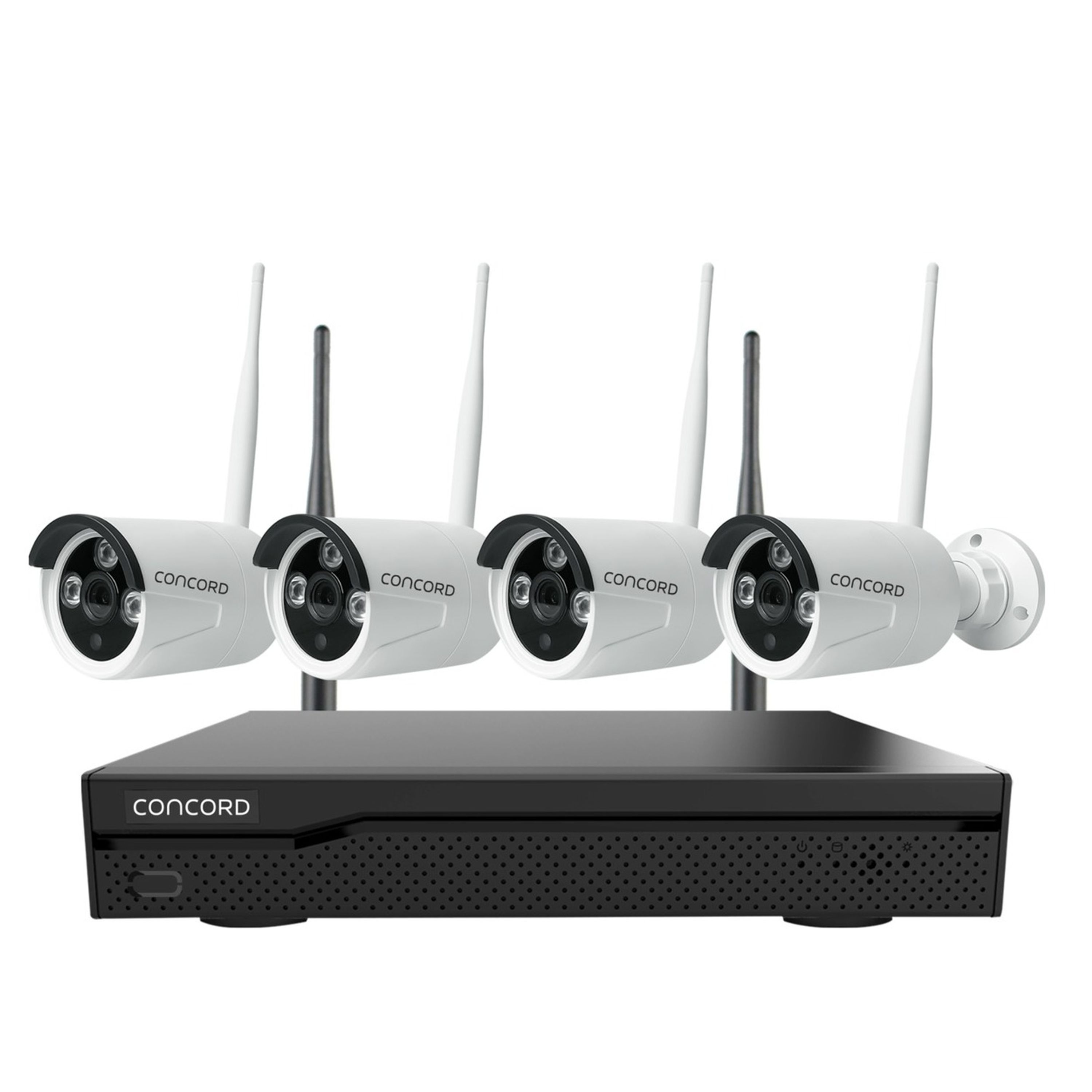 Concord 10 Channel WiFi NVR Kit with 4 x 5MP Bullet Cameras IP66 V4