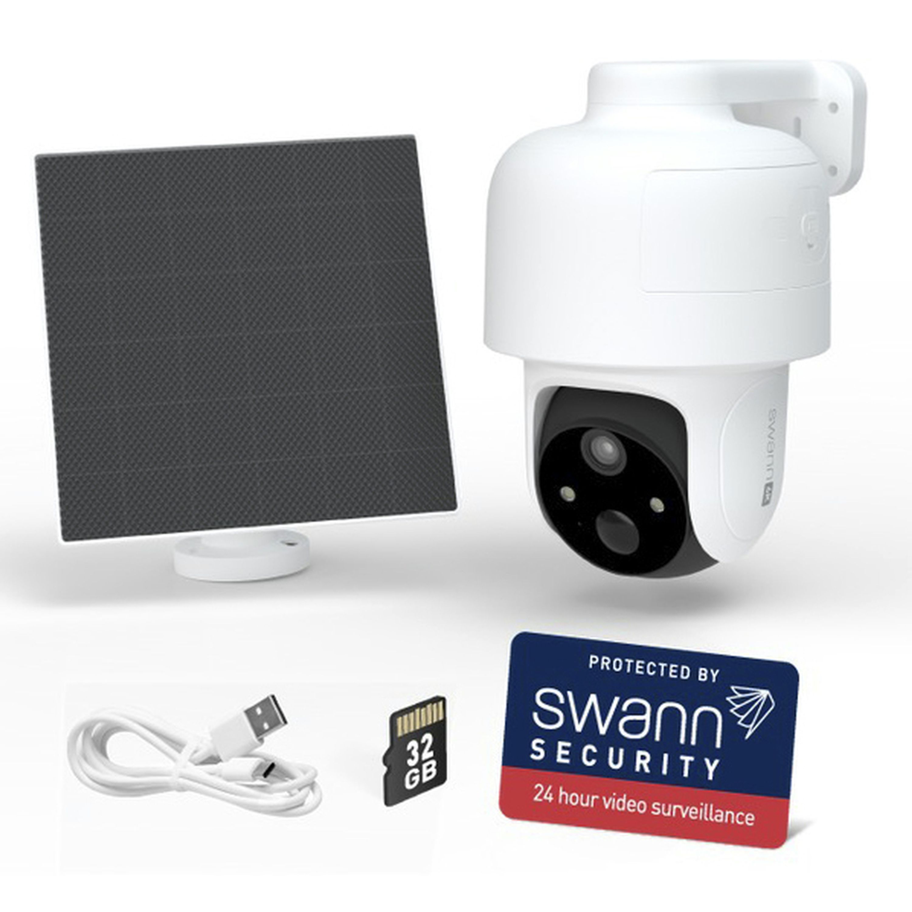 Swann 4K Pan Tilt with Solar panel  Battery Cam