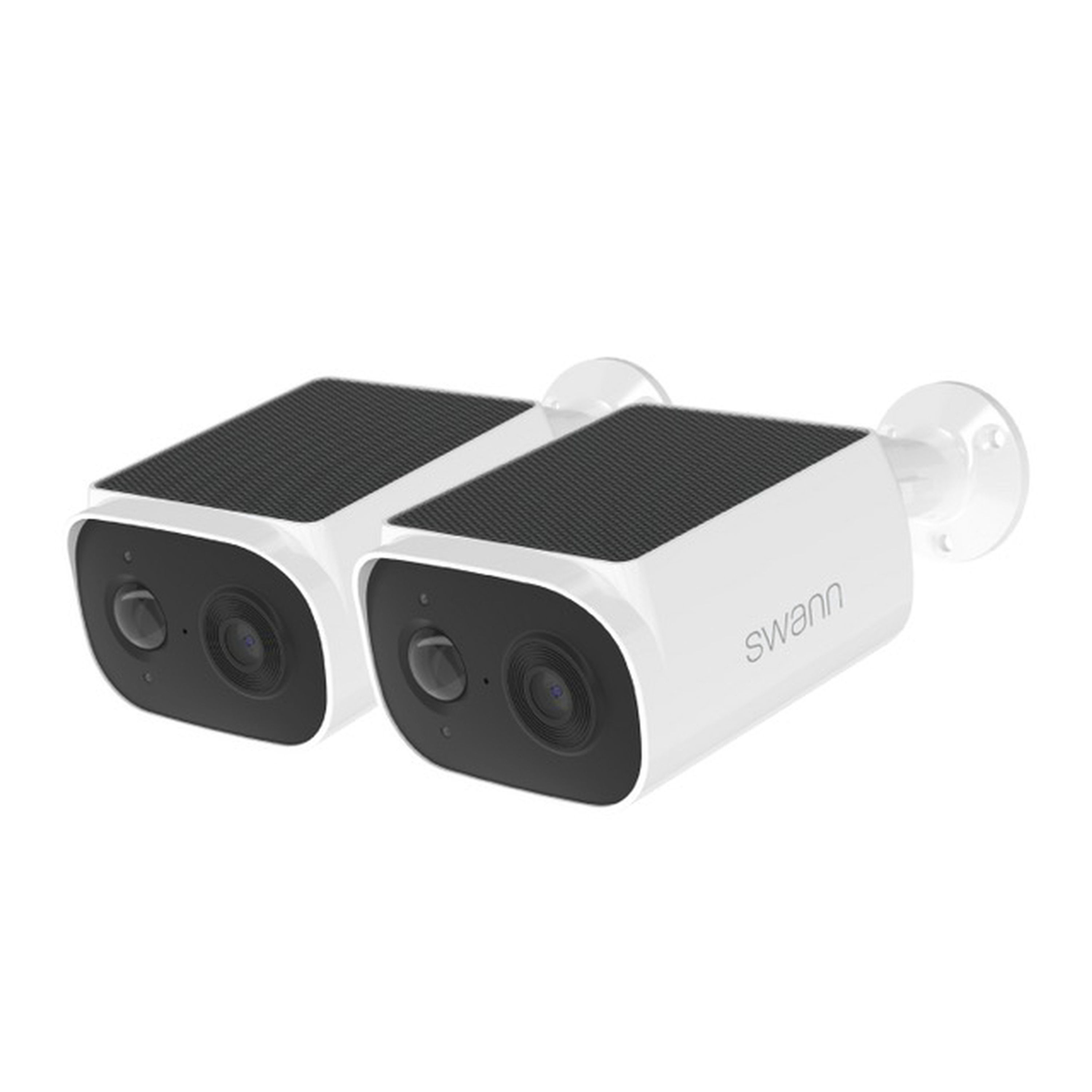 Swann EVO Wireless 2K Solar Security Camera  2 Pack Battery Cam