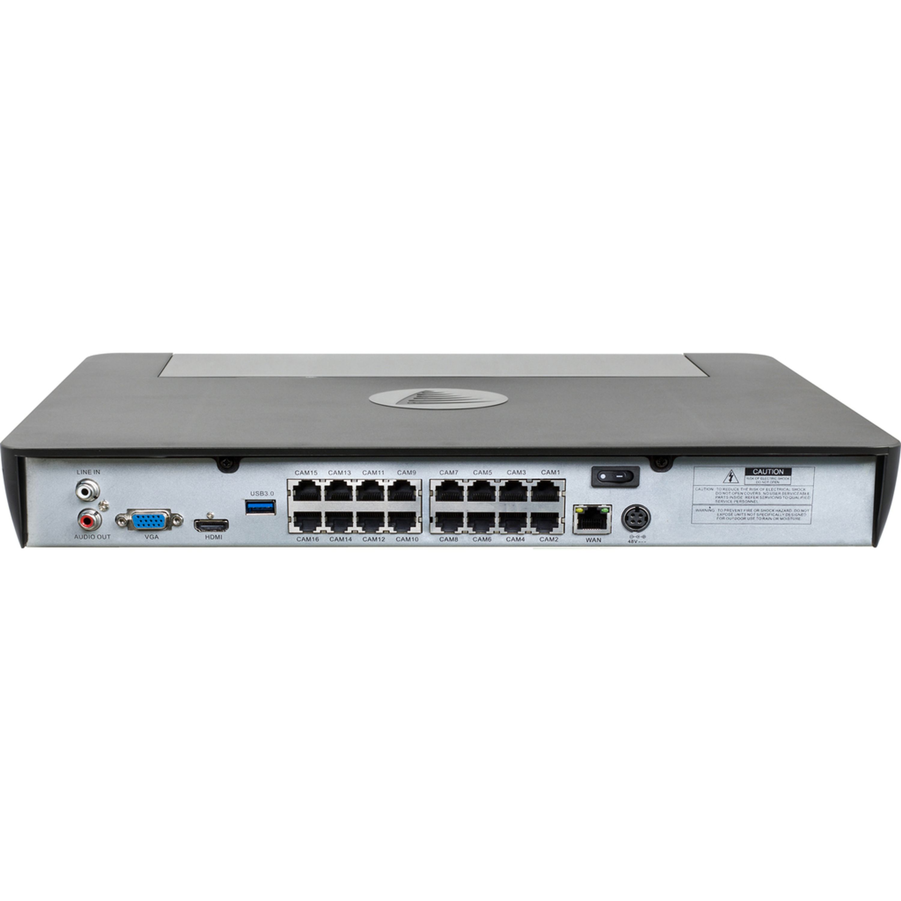 Swann 16CH 4K NVR Kit with 8 x 4K PIR Spot Light Bullet and 4 x 4K PIR Bullet Cameras SWNVK-1686804B8FB