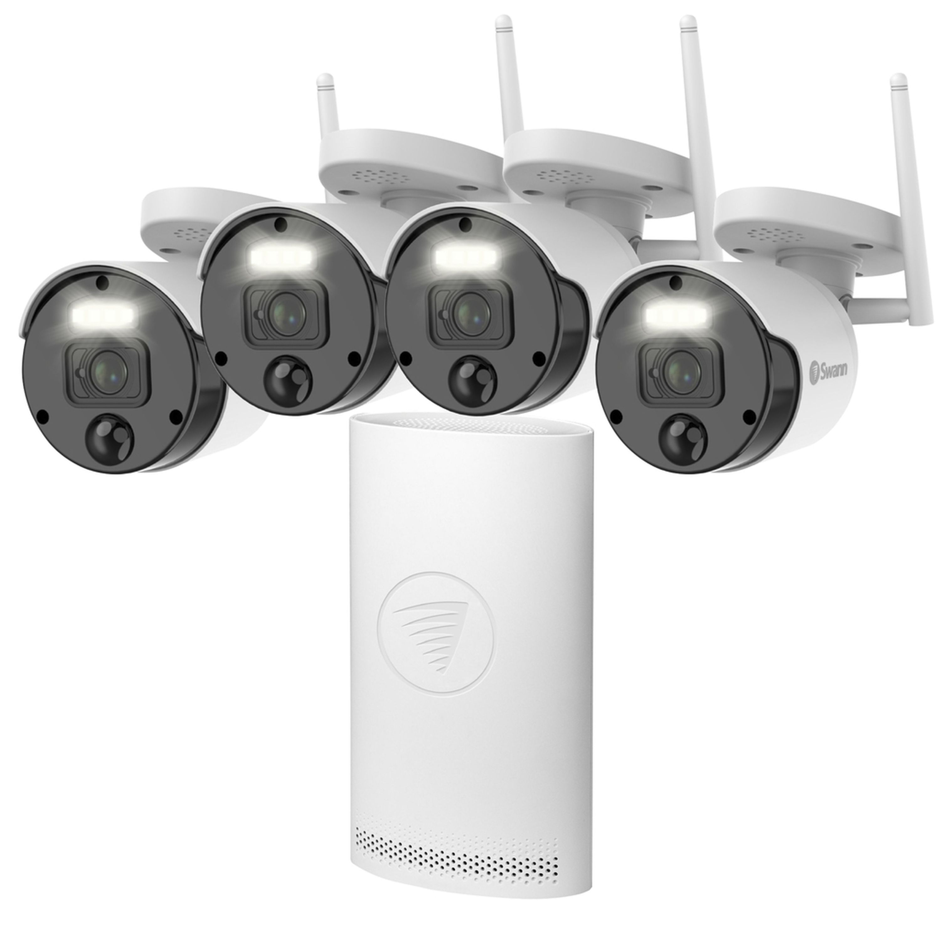 Swann 4CH 1080p Wireless Wi-Fi NVR kit with 4x1080p Wireless Bullet Cameras SWNVK-500KH4