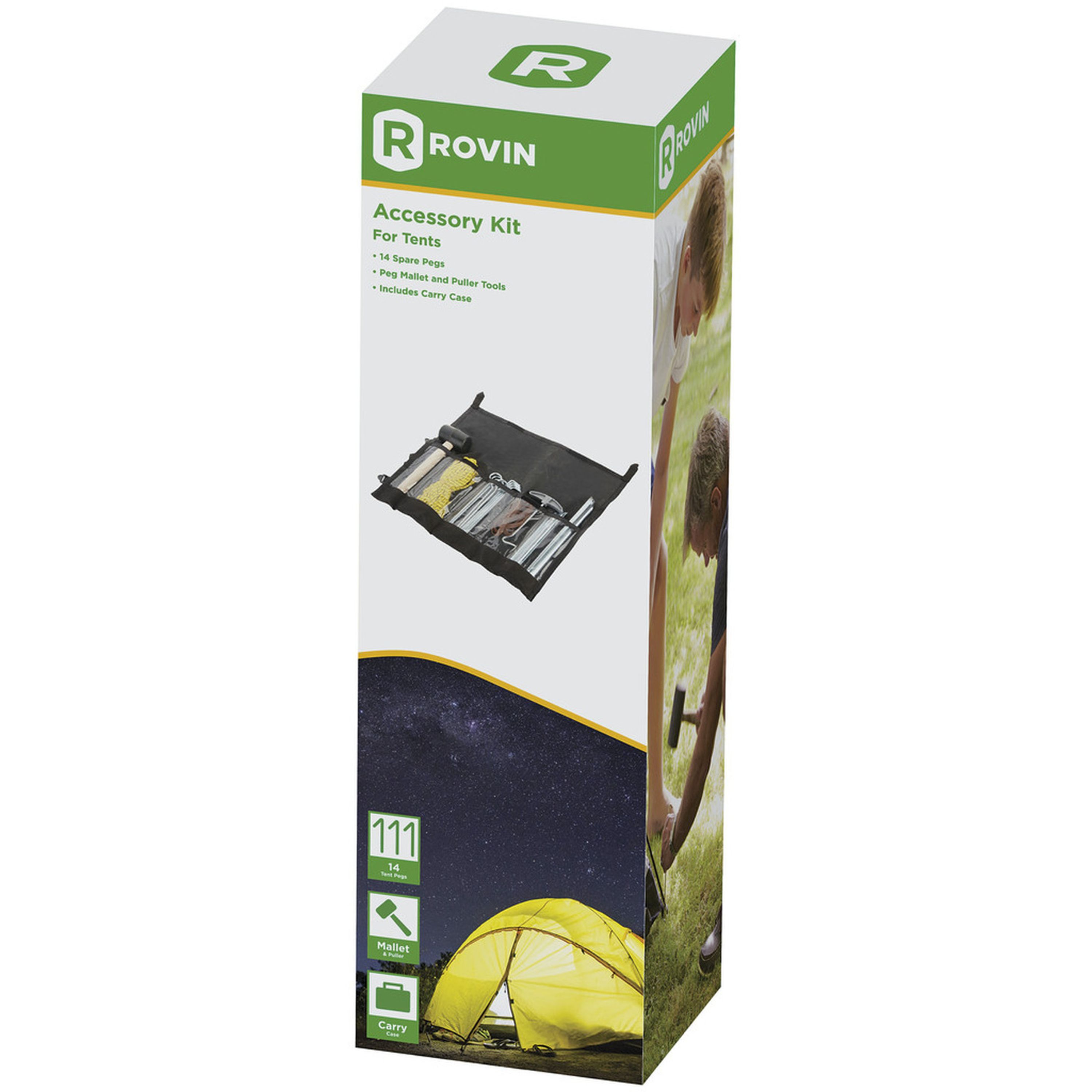 Tent Peg Equipment Pack - 26 Piece