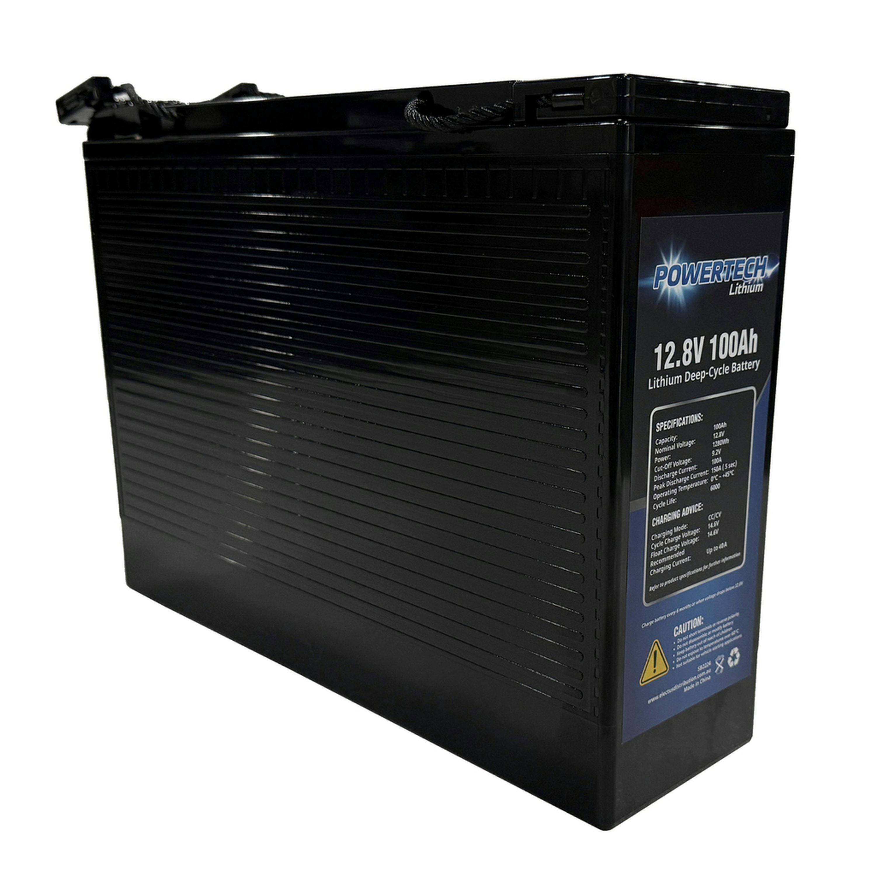 12V 100Ah Slimline Lithium Deep Cycle Battery - 6000+ Cycles