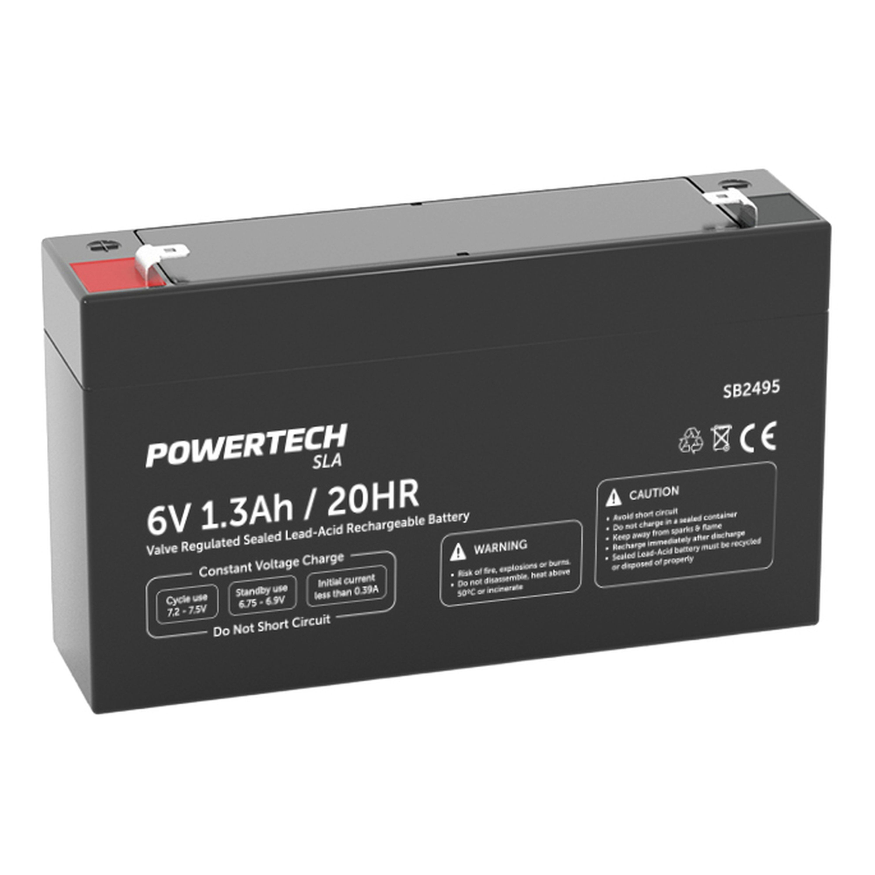 6V 1.3Ah SLA Battery