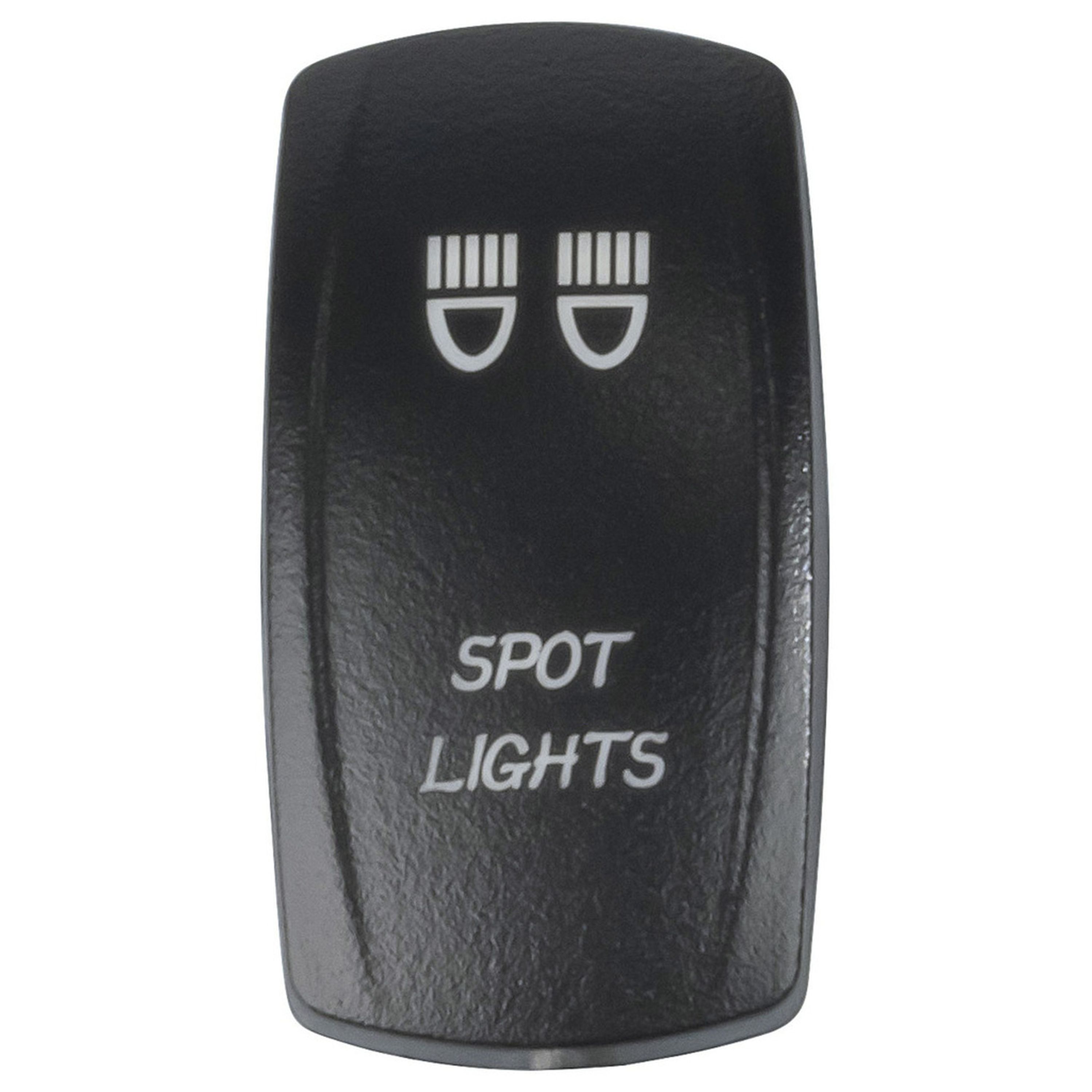 Laser Etched Spot Lights Cover for Illuminated Rocker Switch