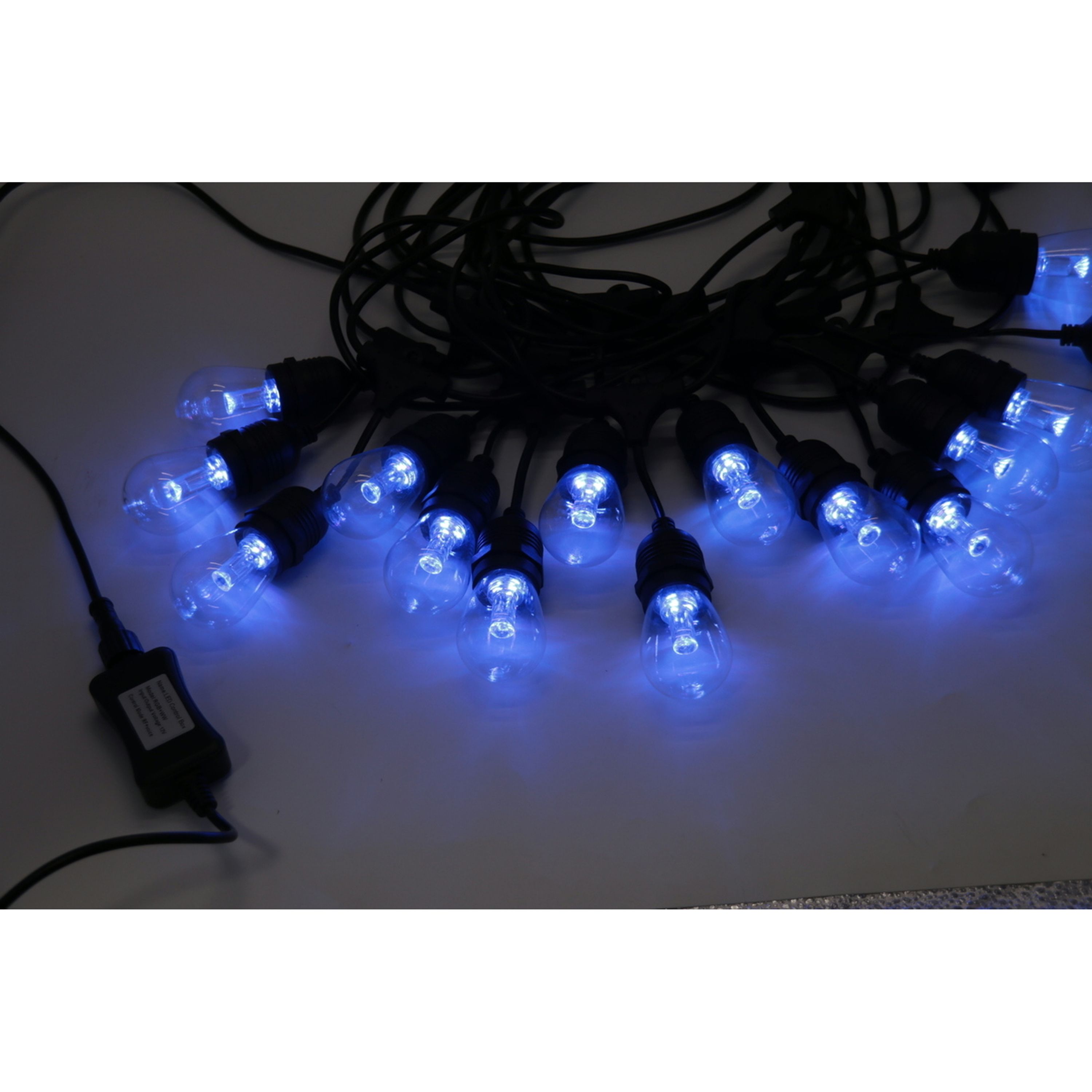 Solar powered multicoloured string light 15m