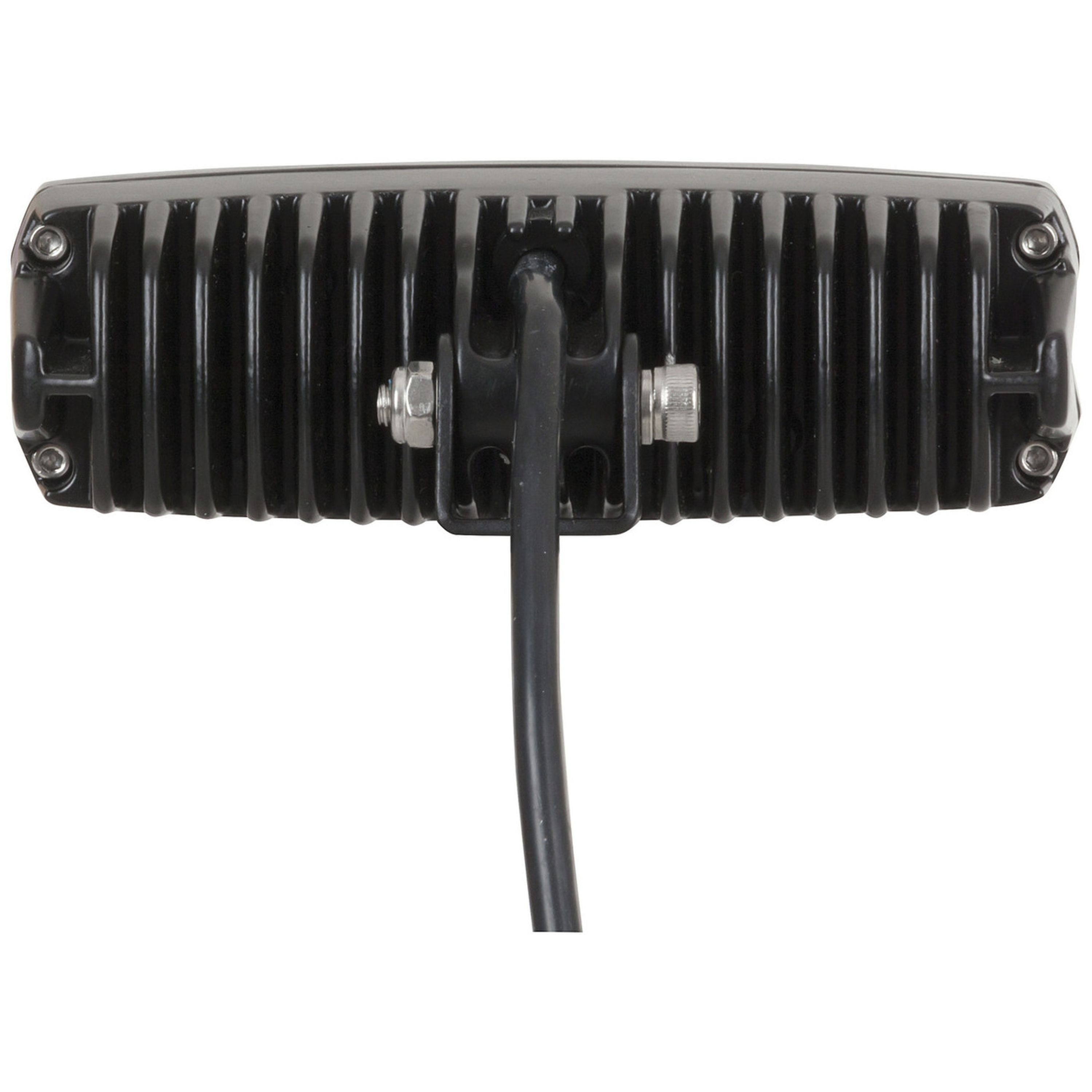 2250 Lumen Single Row LED Worklight Flood Beam Black