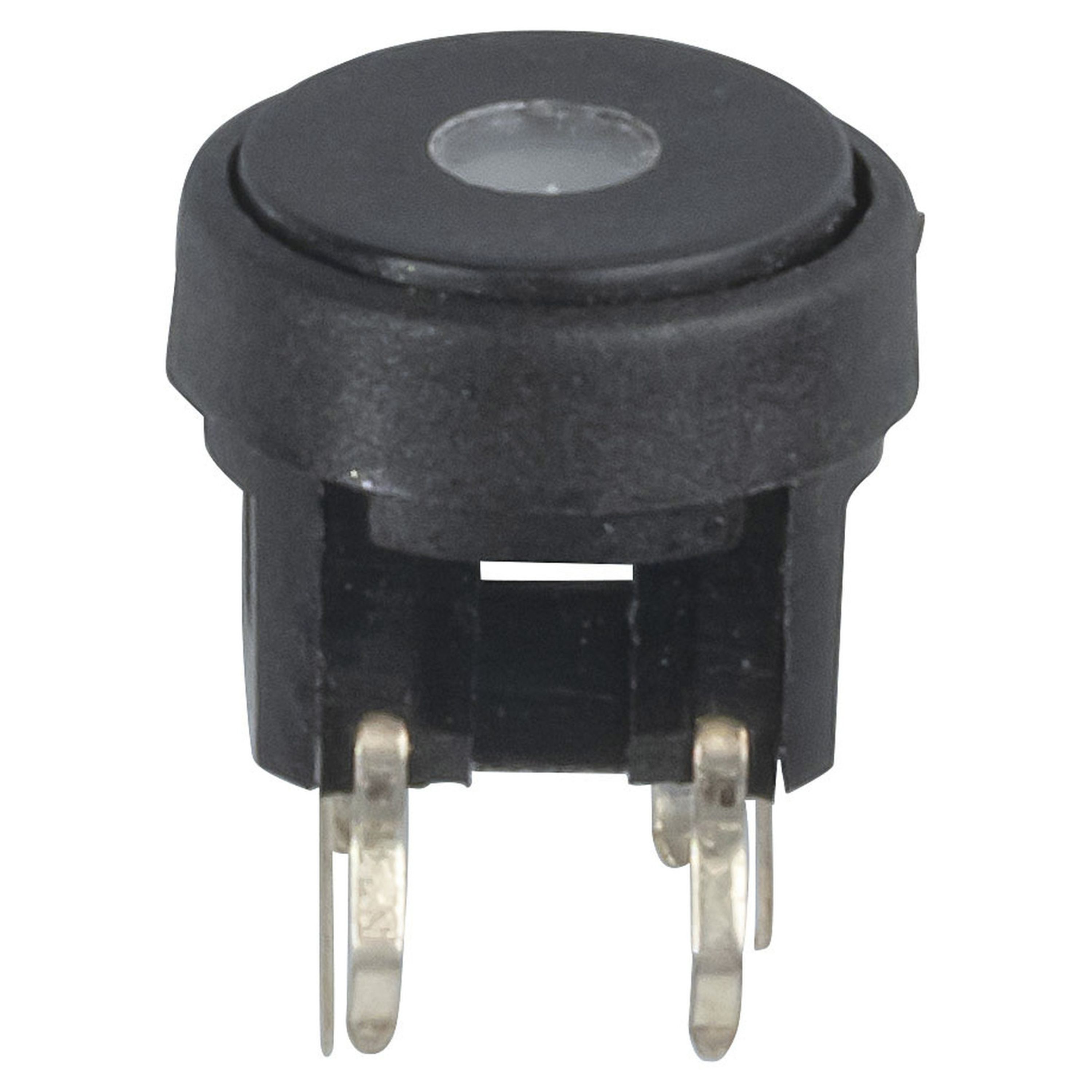 SPST PCB Mount Momentary Tactile Switch with Green LED