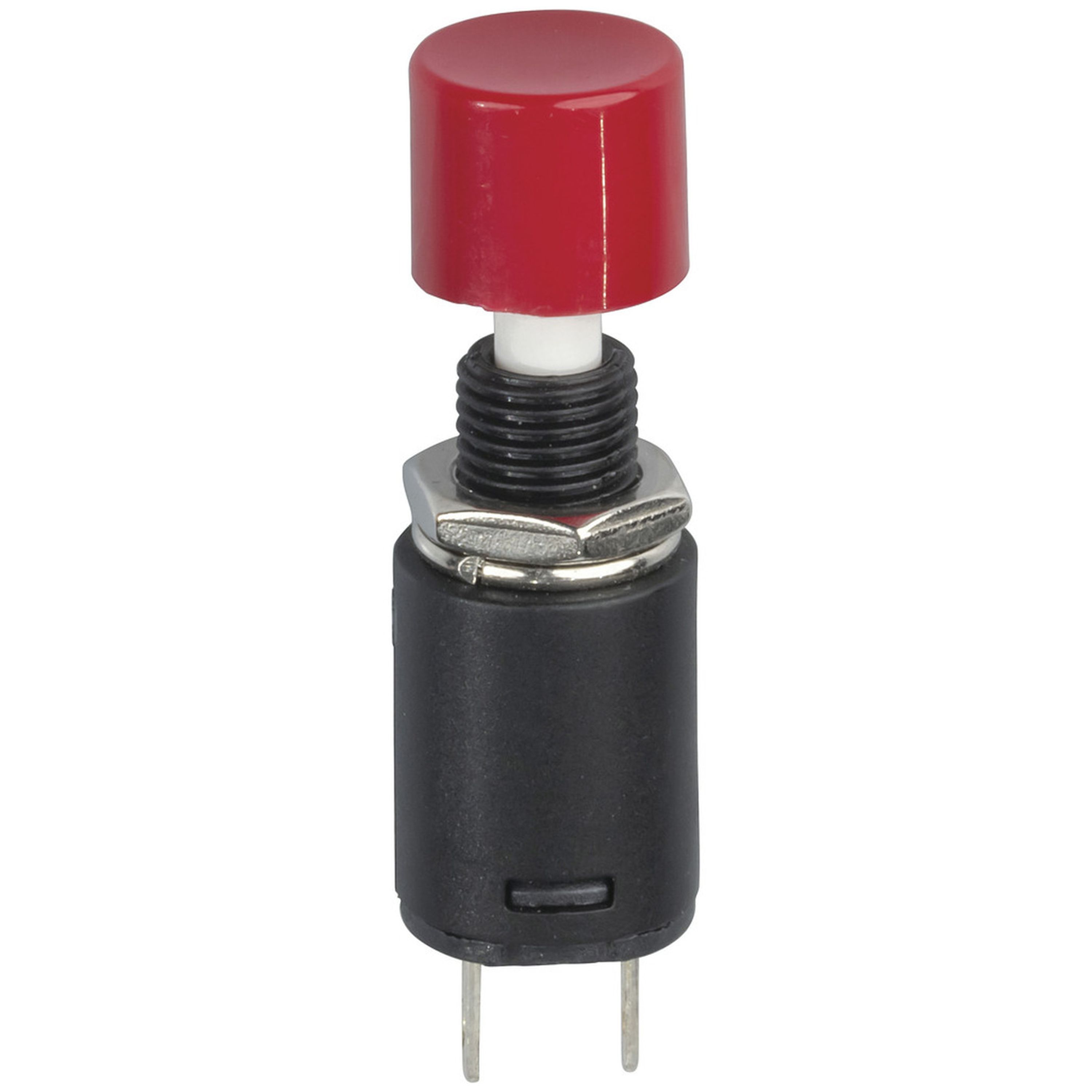 SPST Red Momentary Round Pushbutton