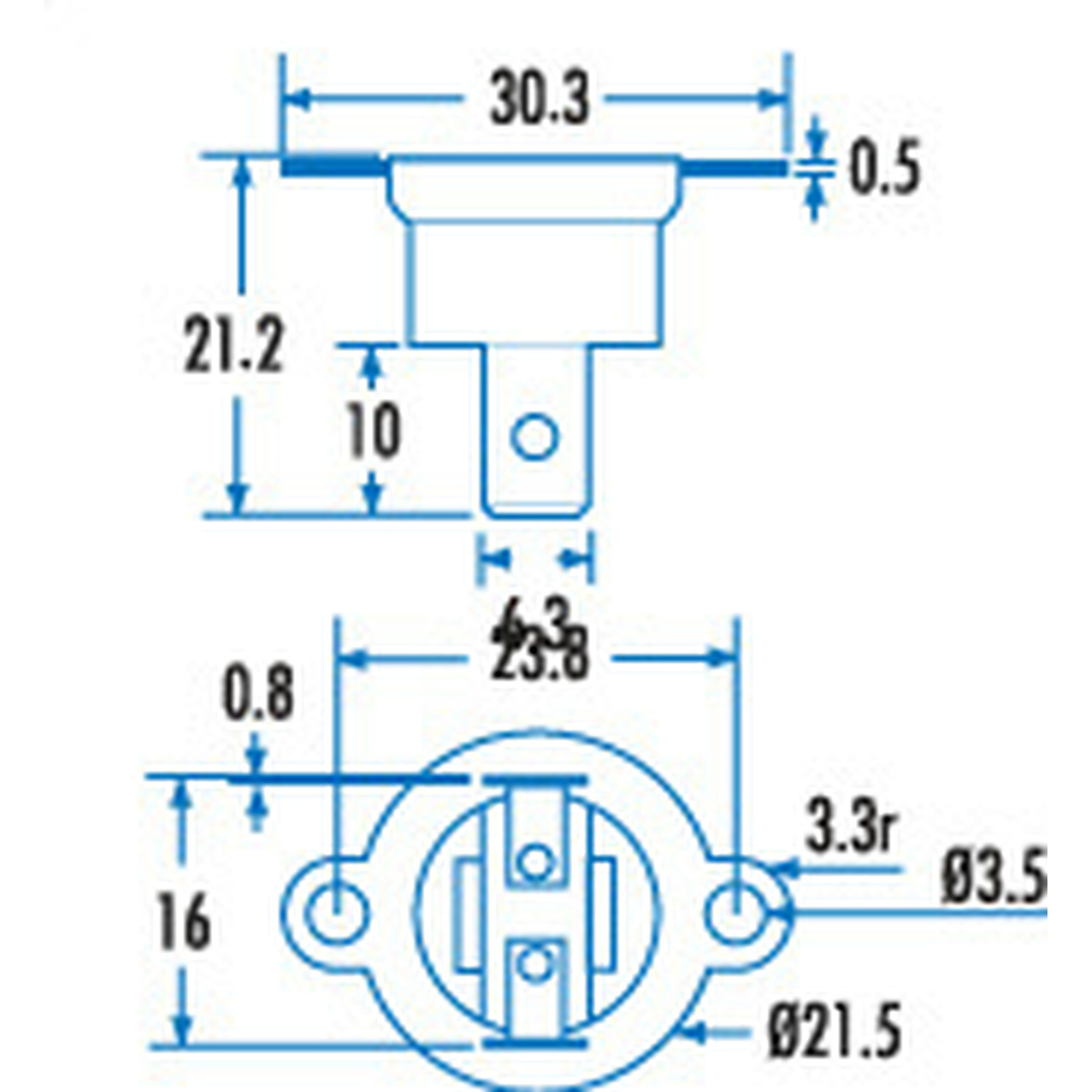 Thermostat 60 C N/C
