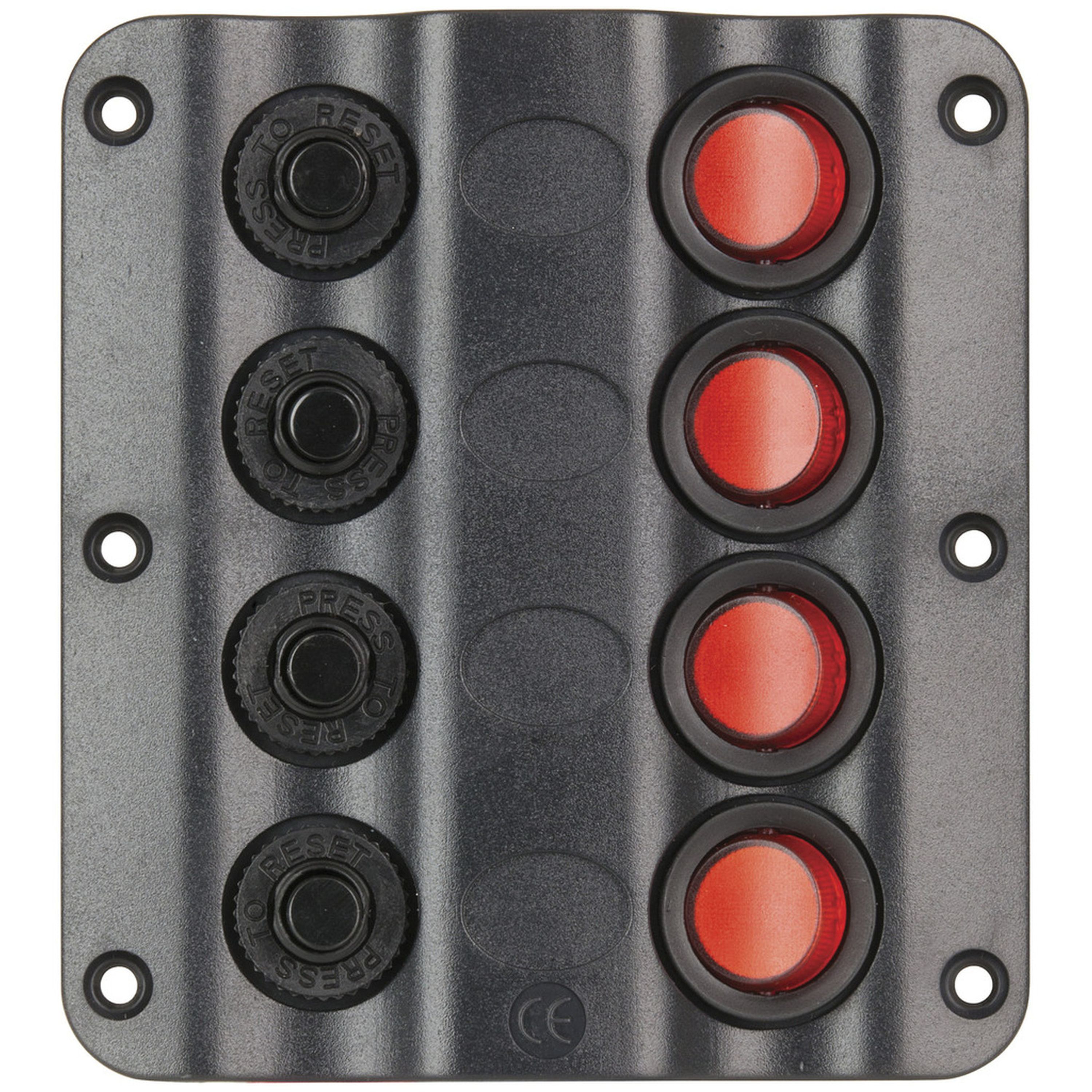 Switch Panel with Circuit Breakers