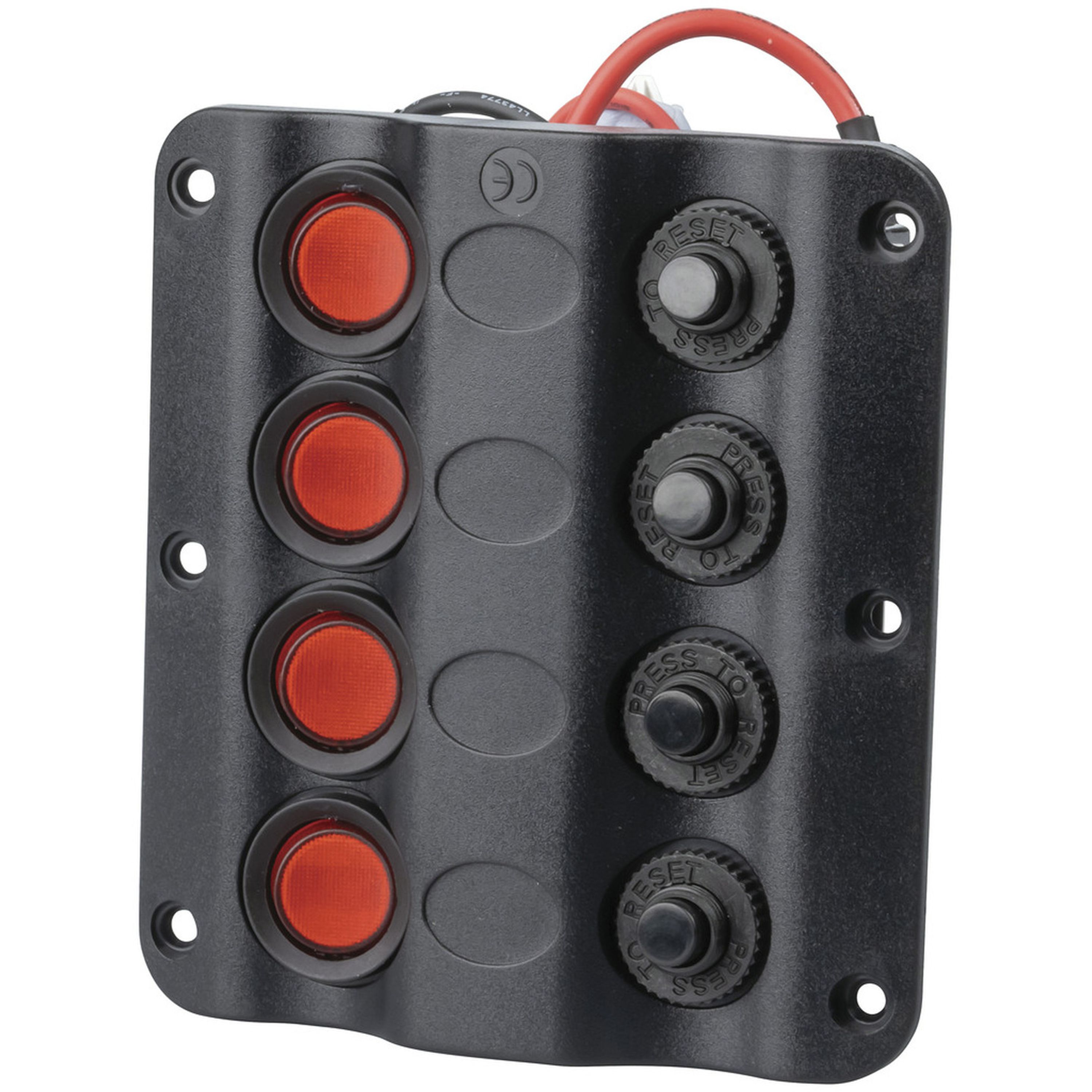 Switch Panel with Circuit Breakers