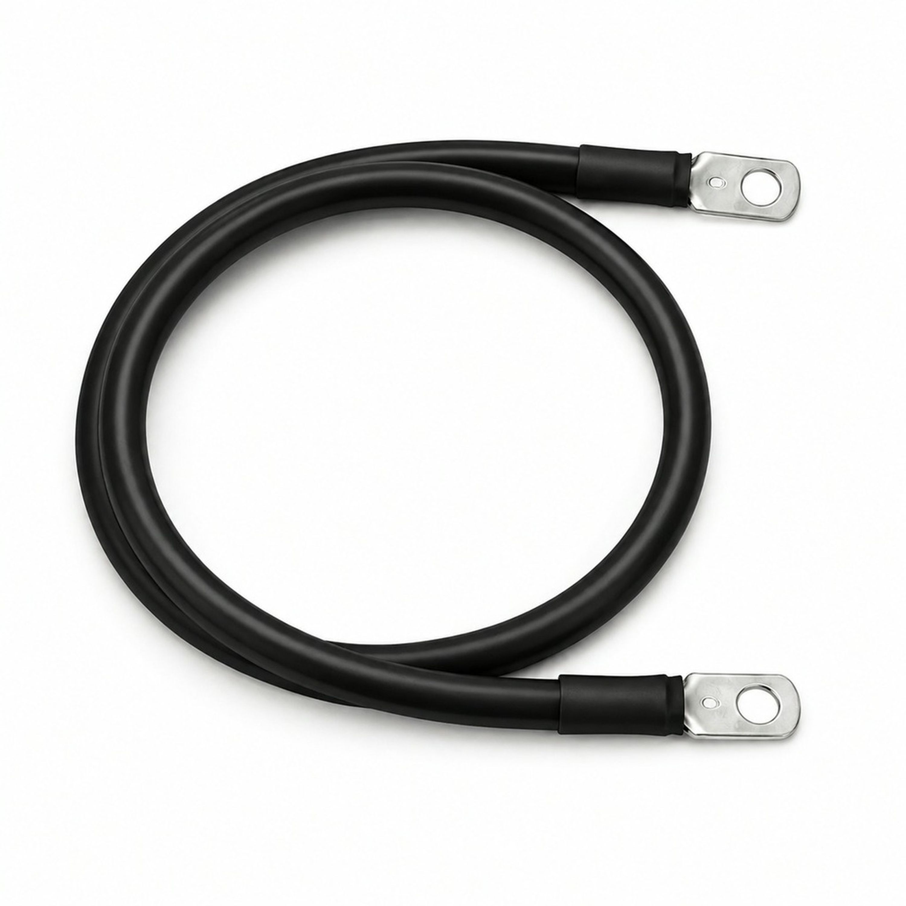 2 Gauge Tinned Battery Power Lead - Black - 1800mm