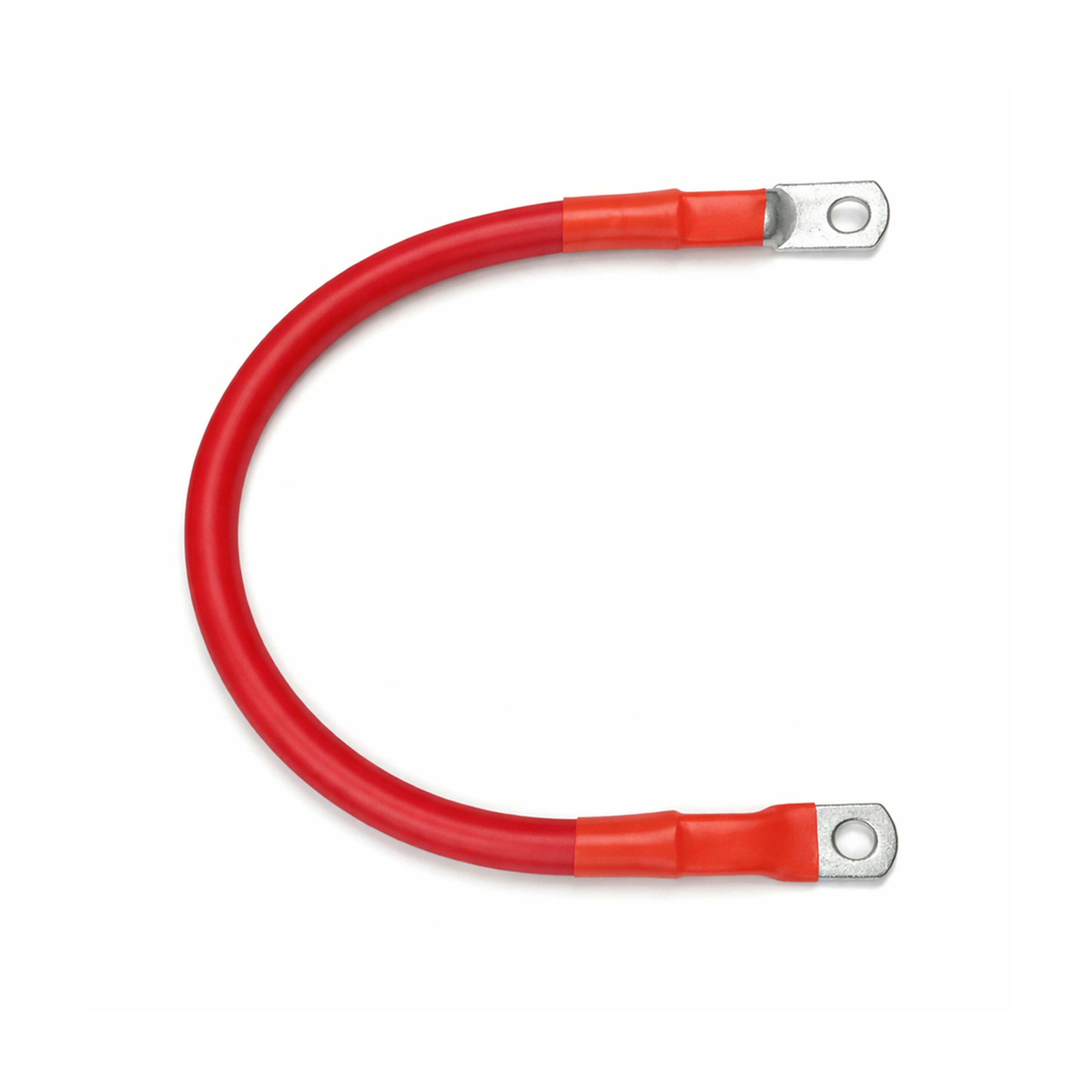 6 Gauge Tinned Battery Power Lead - Red - 450mm