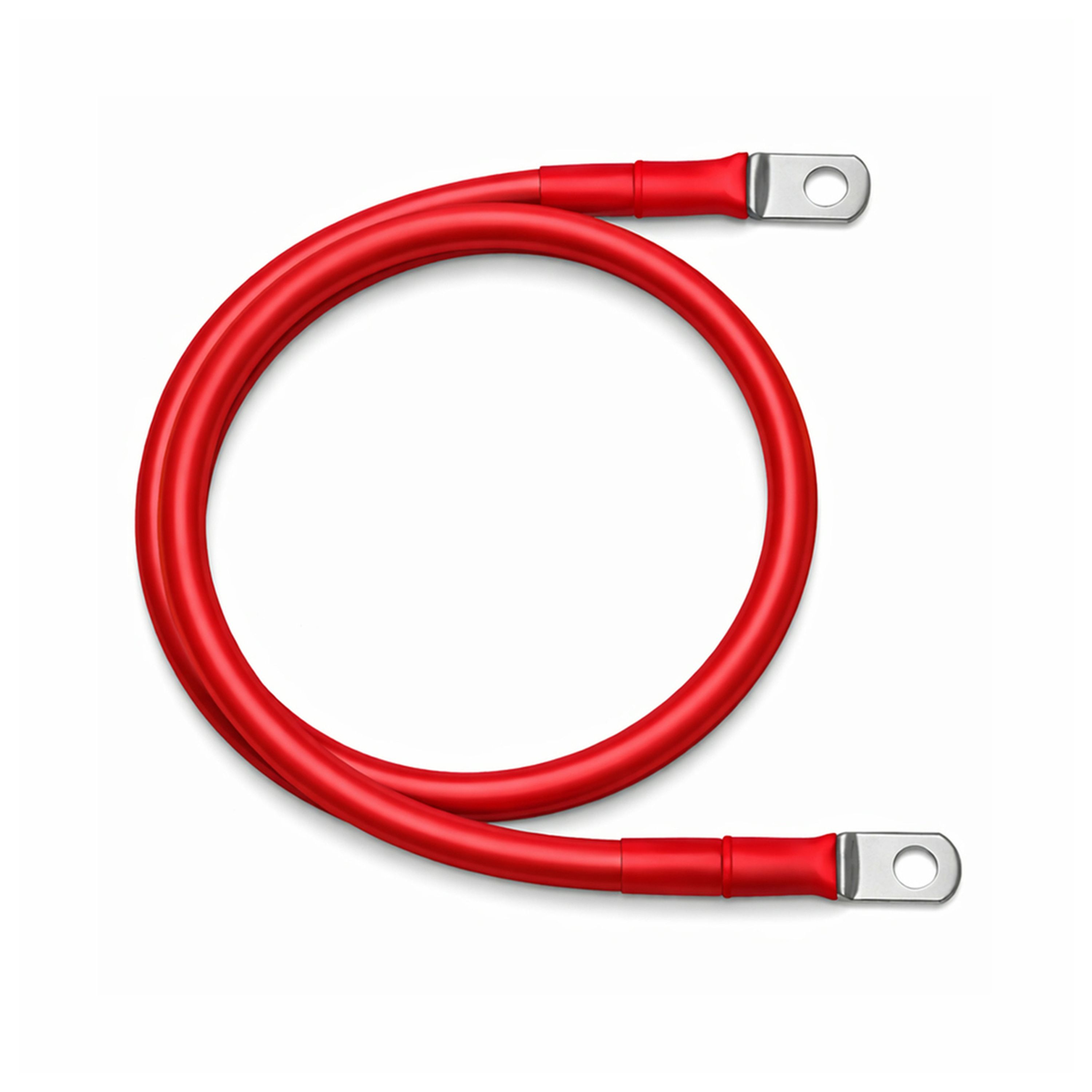 6 Gauge Tinned Battery Power Lead - Red - 1800mm