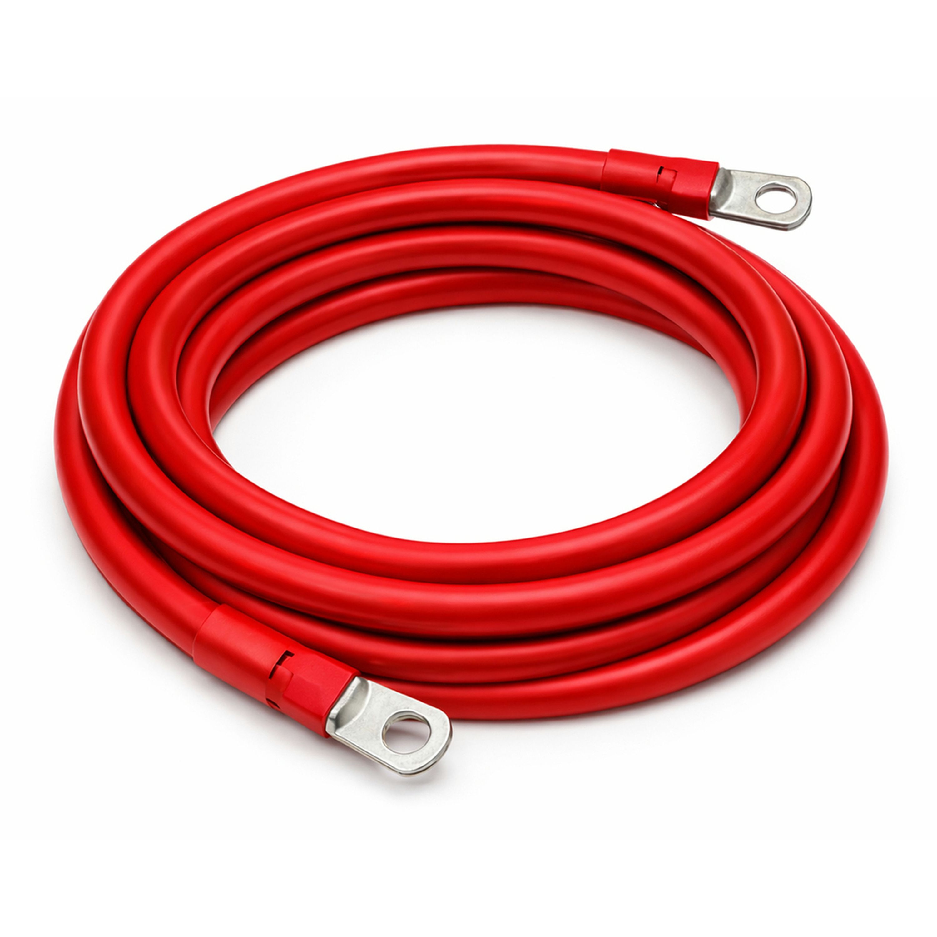 6 Gauge Tinned Battery Power Lead - Red - 2330mm