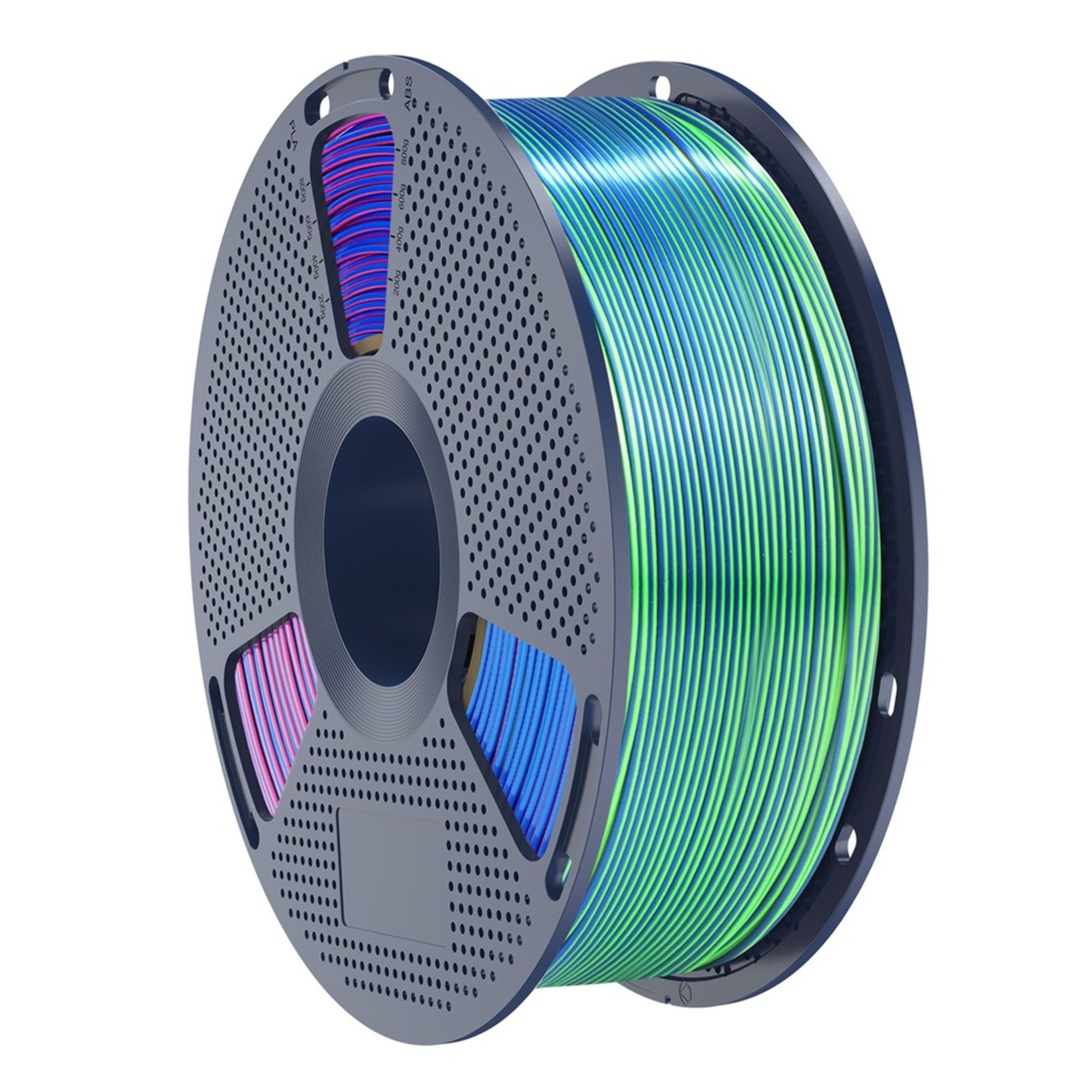 SUNLU Silk PLA Tri-Color Blue Green Purple 1.75mm 1kg roll