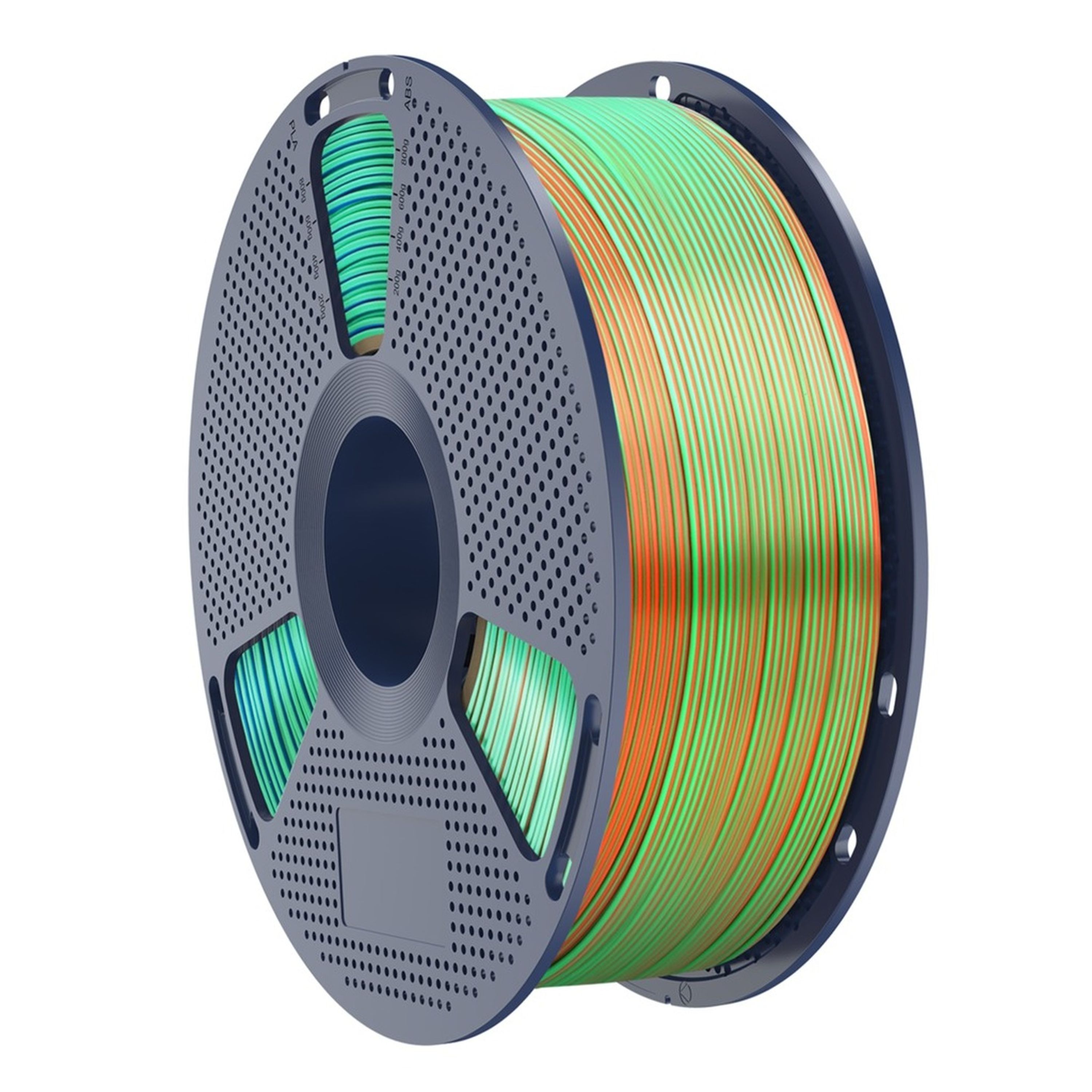 SUNLU Silk PLA Tri-Color Orange Blue Green 1.75mm 1kg roll