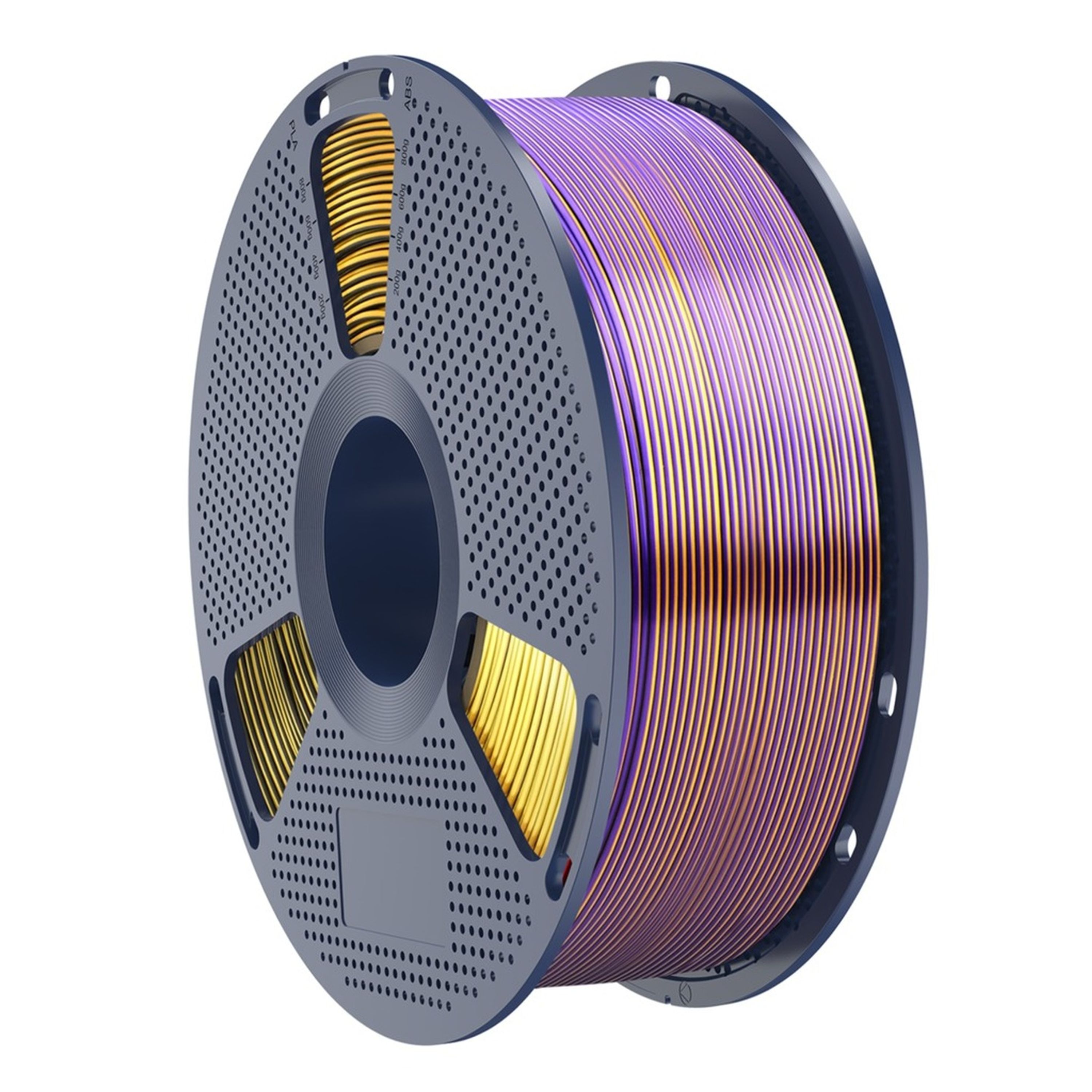 SUNLU Silk PLA Tri-Color Black Gold Purple 1.75mm 1kg roll