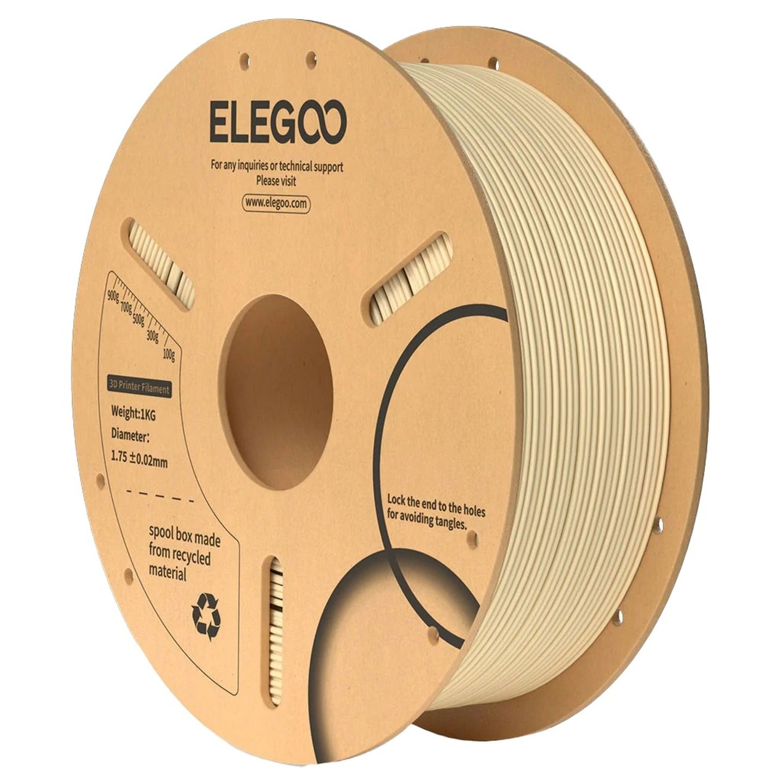 Elegoo PLA filament Beige 1.75mm 1kg