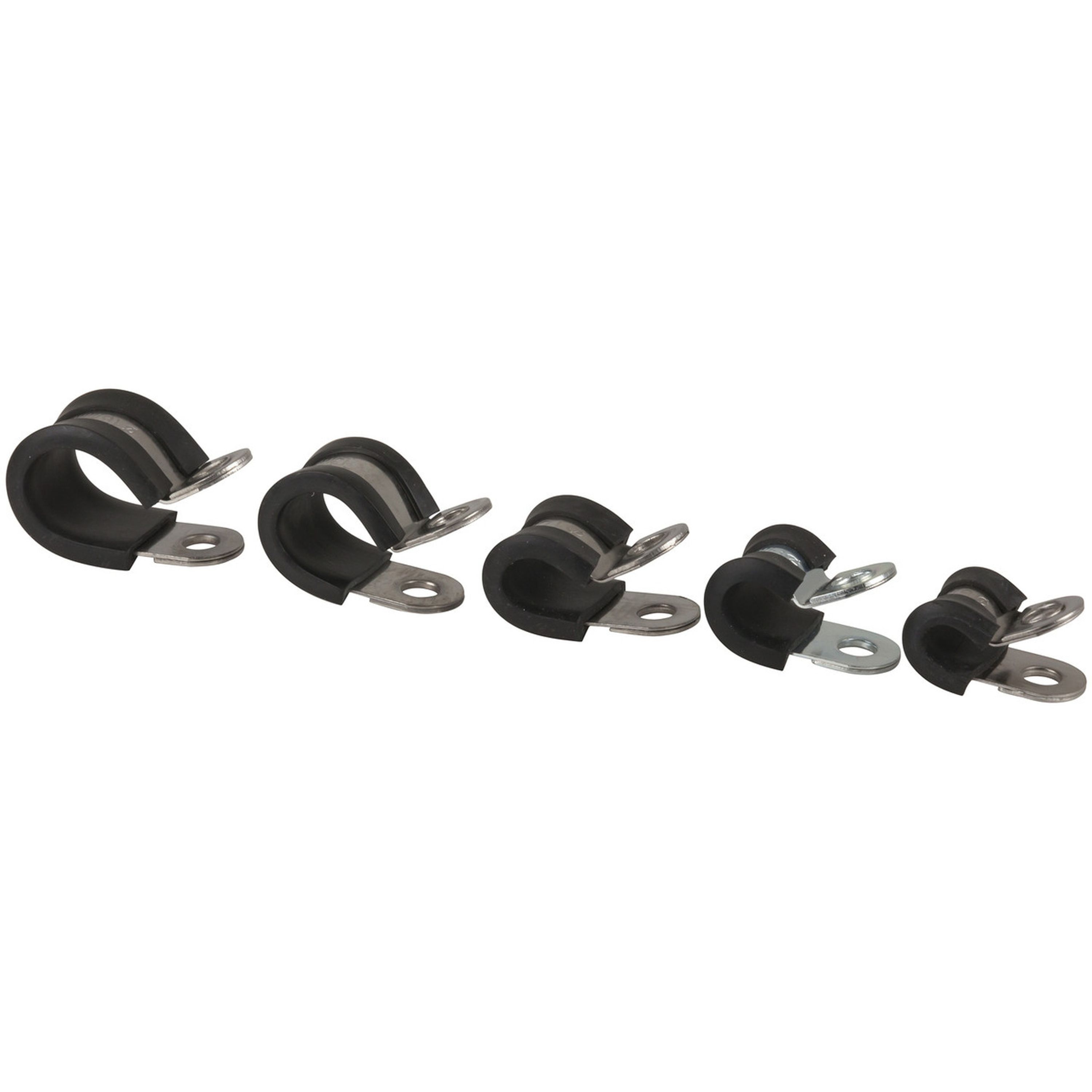 Stainless Steel P Clamp 13mm - 10 Pack